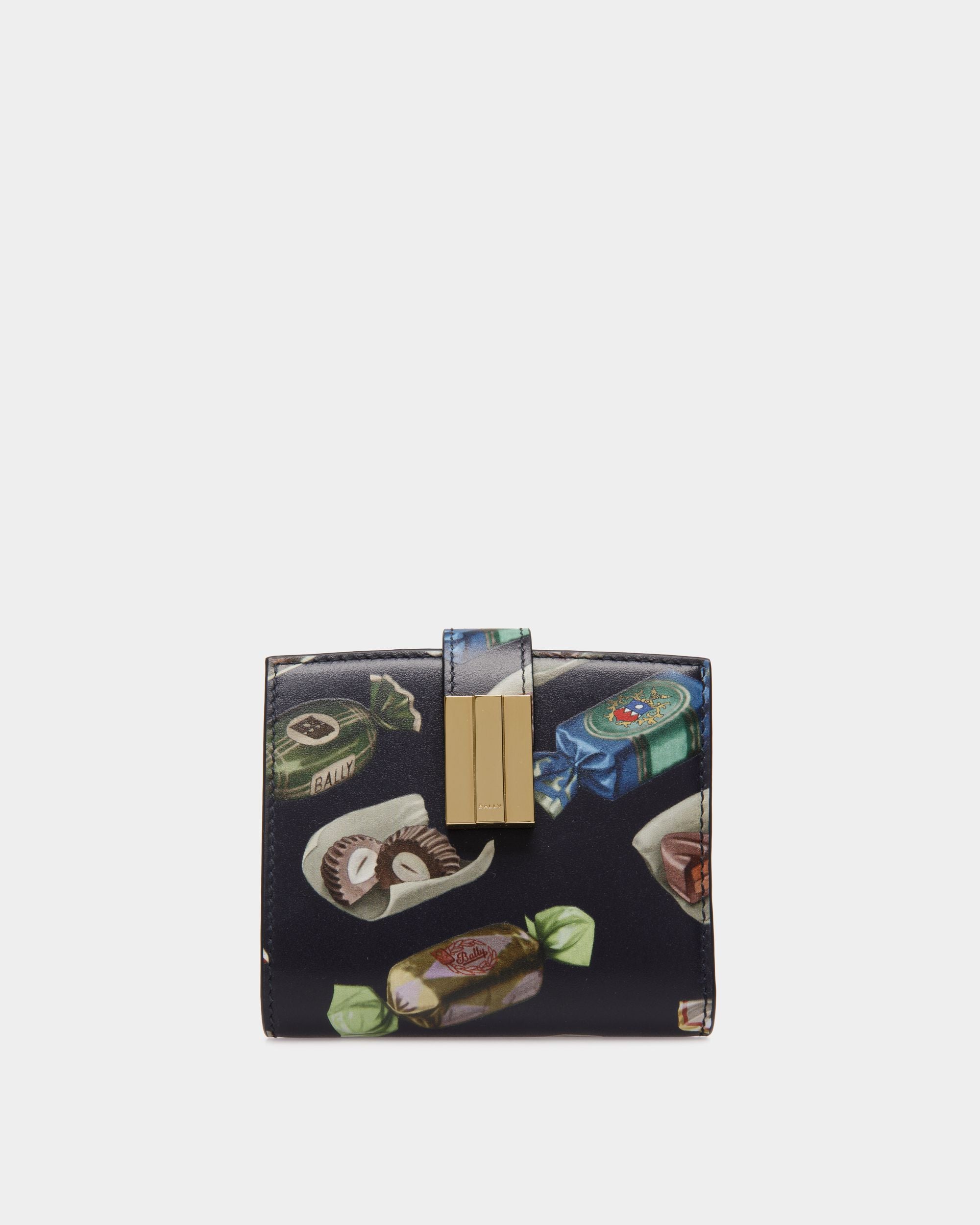 Ollam-Geldbörse Aus Leder Mit Choco-Candy-Print - Damen - Bally - 01