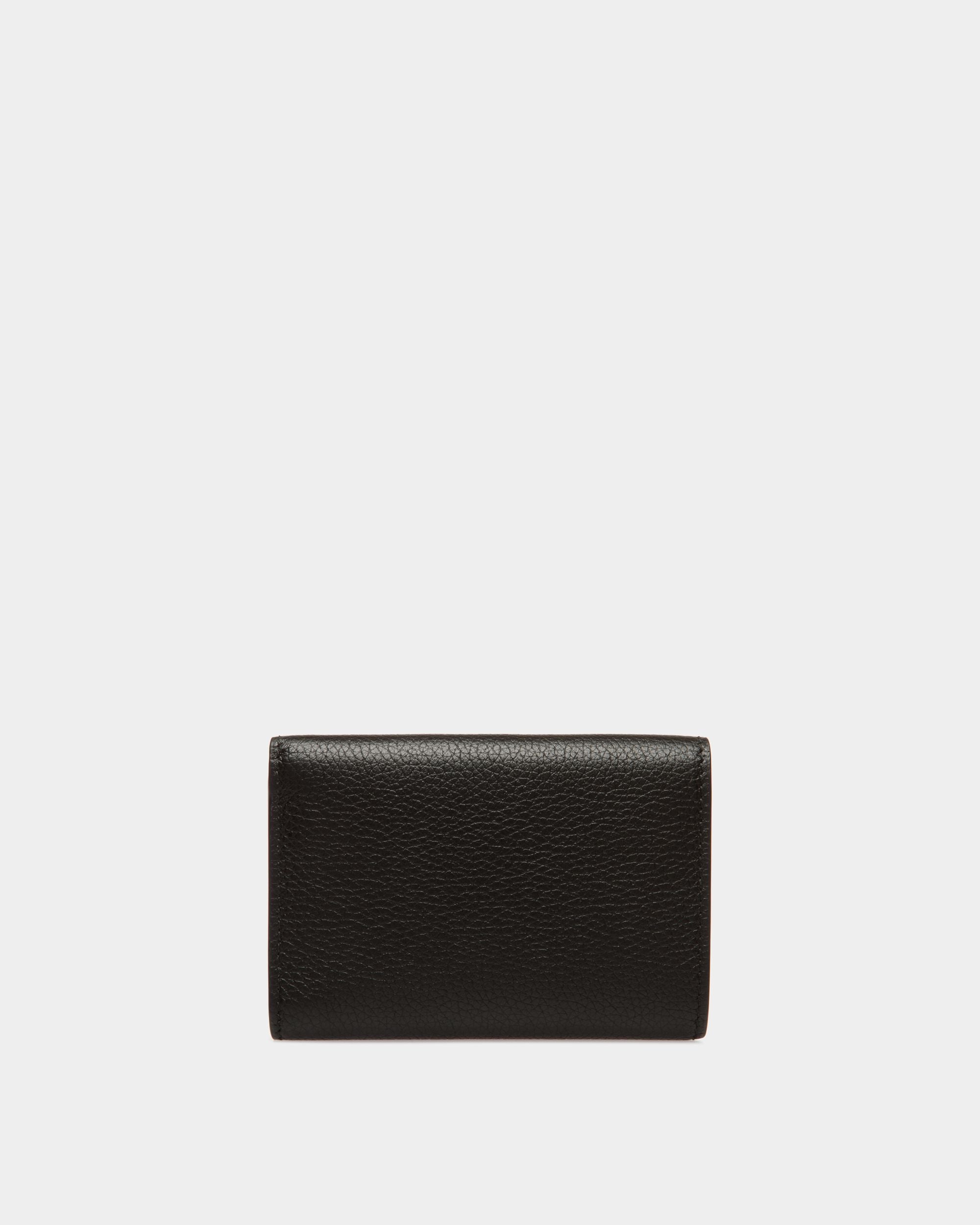 Lock Me Geldbörse Aus Genarbtem Leder In Schwarz - Damen - Bally - 02
