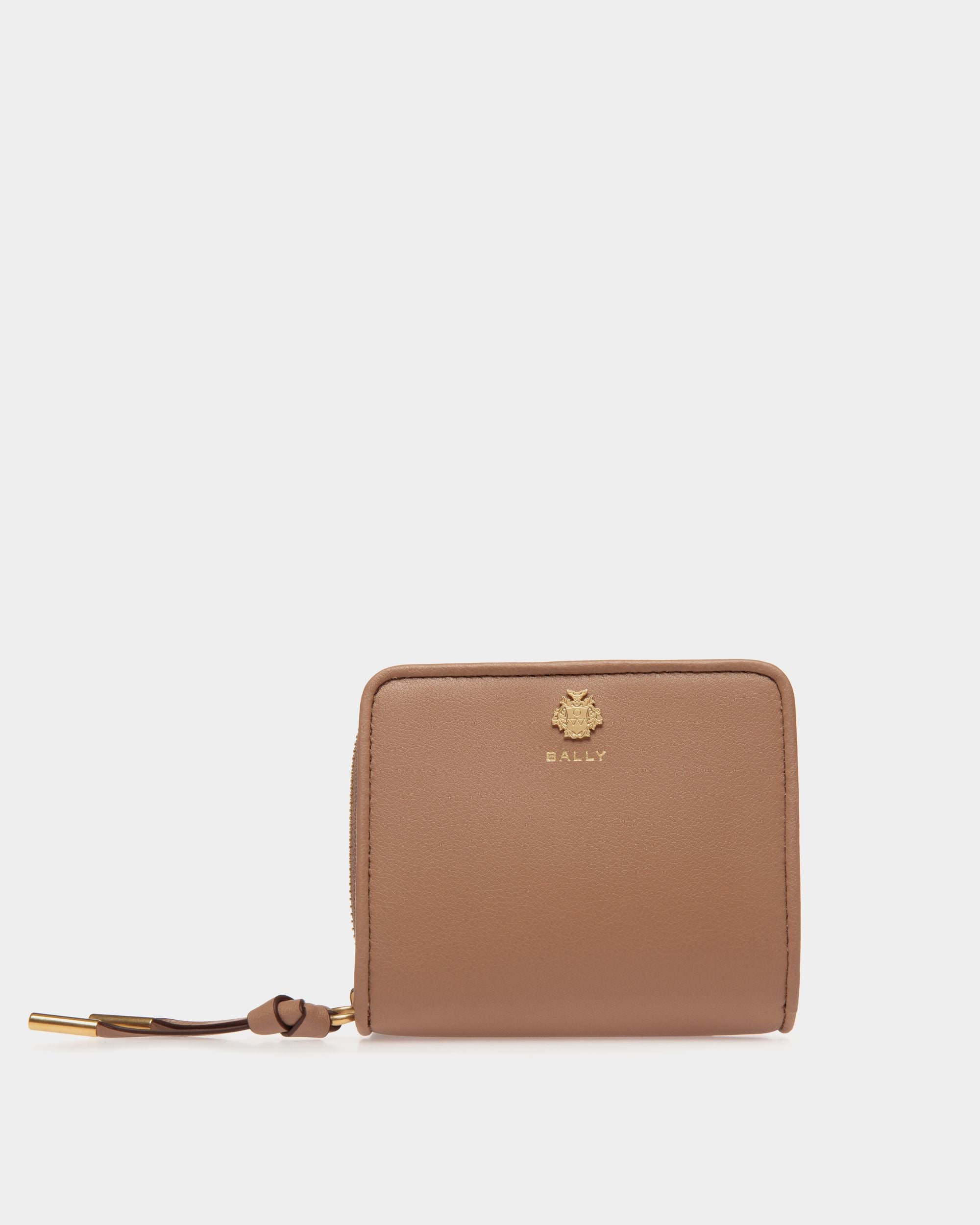 Geldbörse Bally Essential Aus Leder In Praline Beige - Damen - Bally - 01