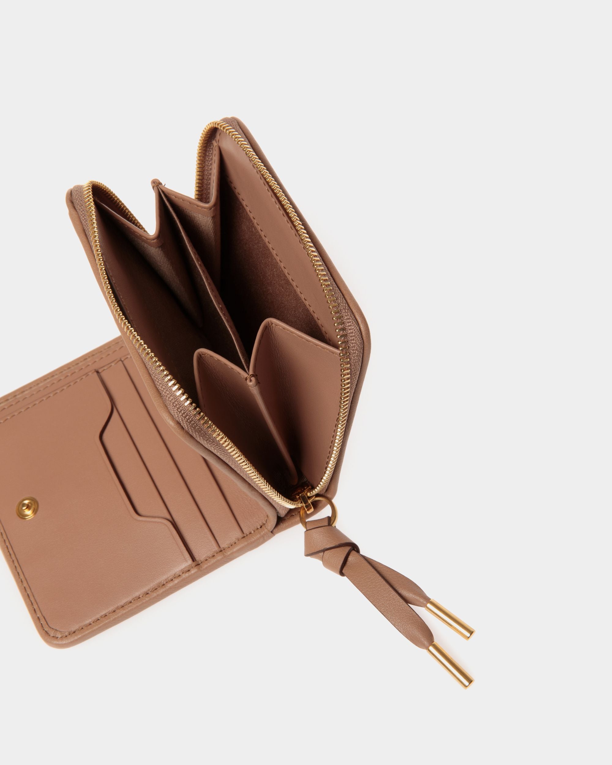 Geldbörse Bally Essential Aus Leder In Praline Beige - Damen - Bally - 04