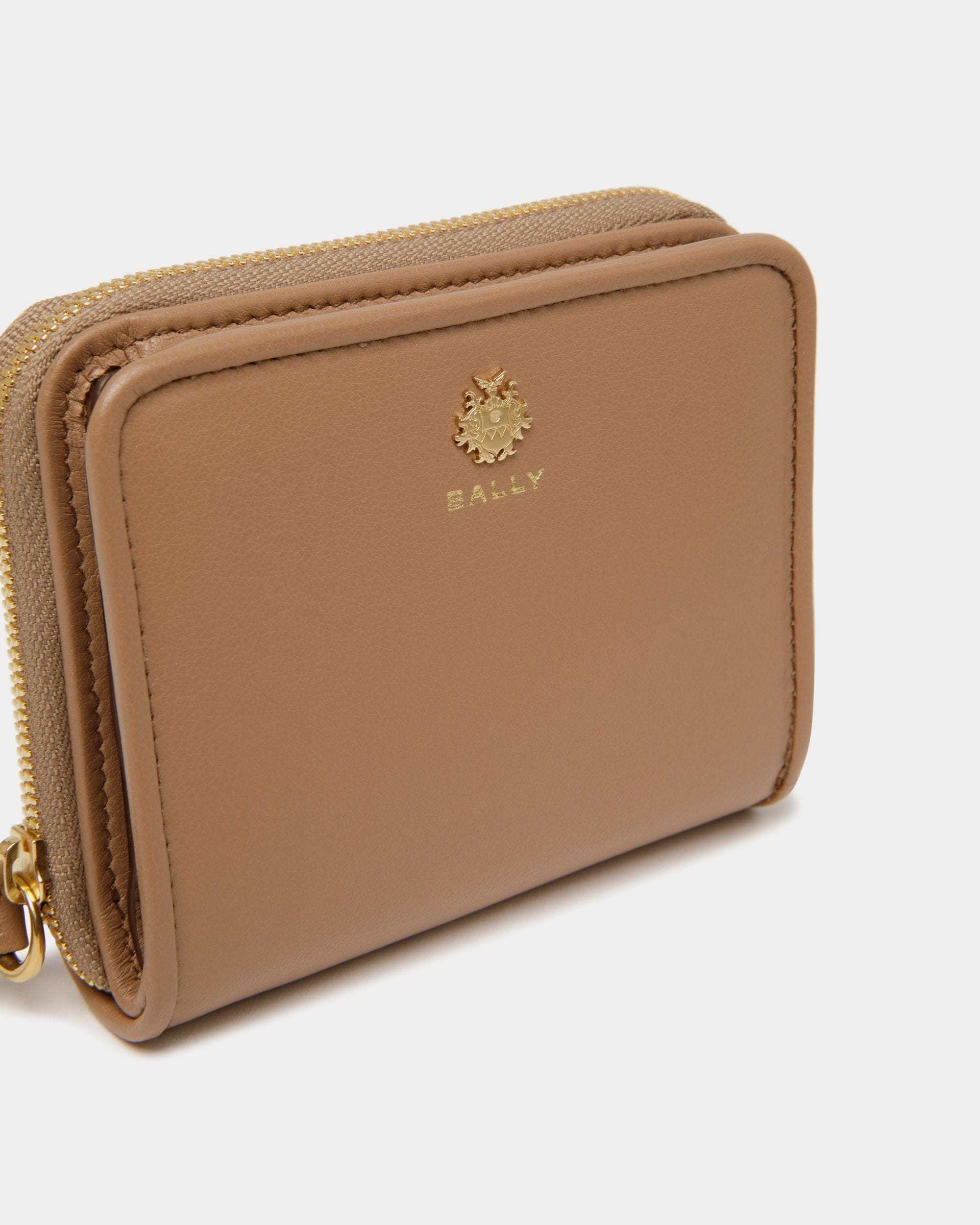 Geldbörse Bally Essential Aus Leder In Praline Beige - Damen - Bally - 05
