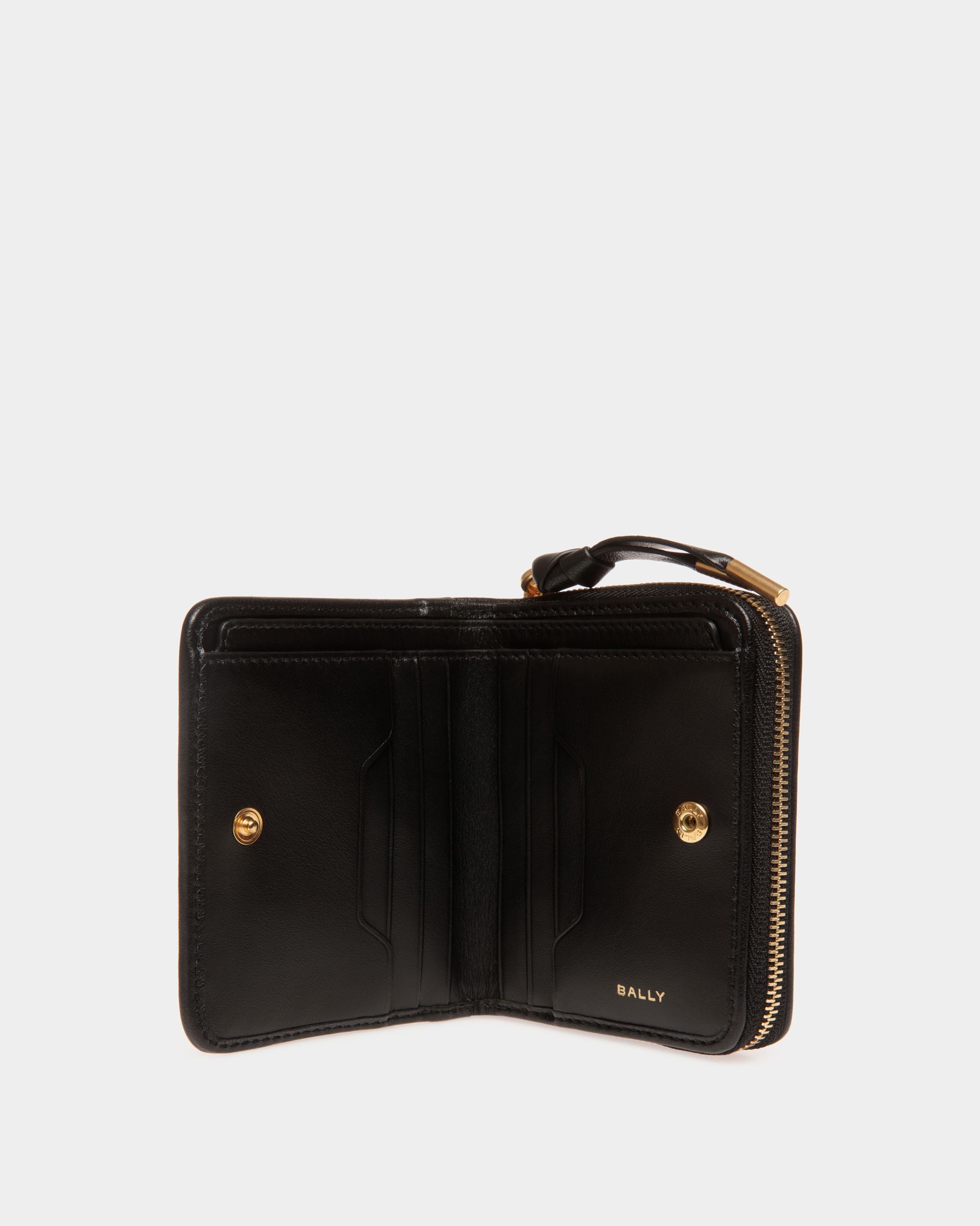Bally Essential Geldbörse Aus Schwarzem Leder - Damen - Bally - 03