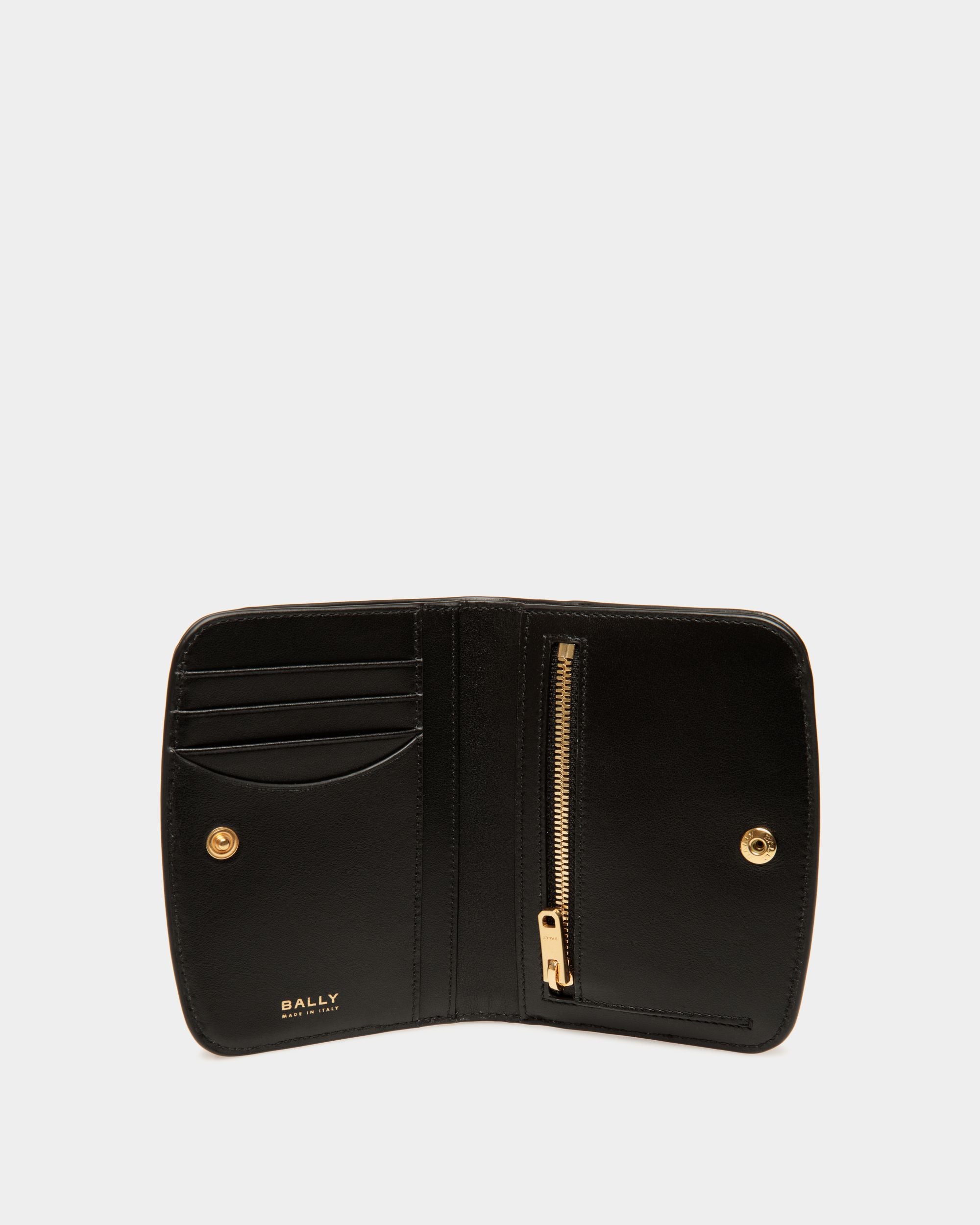 Geldbörse Deco Aus Leder In Schwarz - Damen - Bally - 01