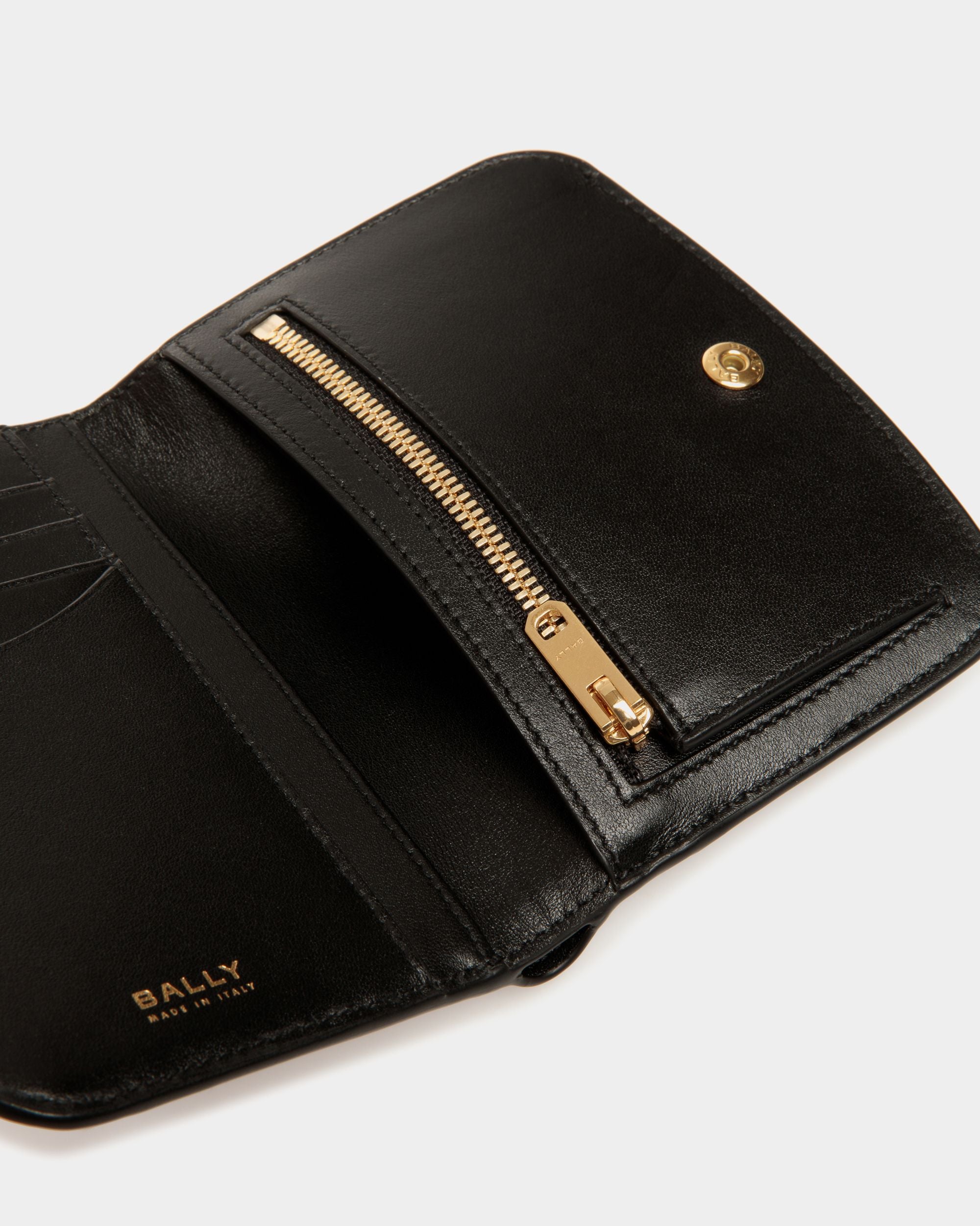 Geldbörse Deco Aus Leder In Schwarz - Damen - Bally - 02