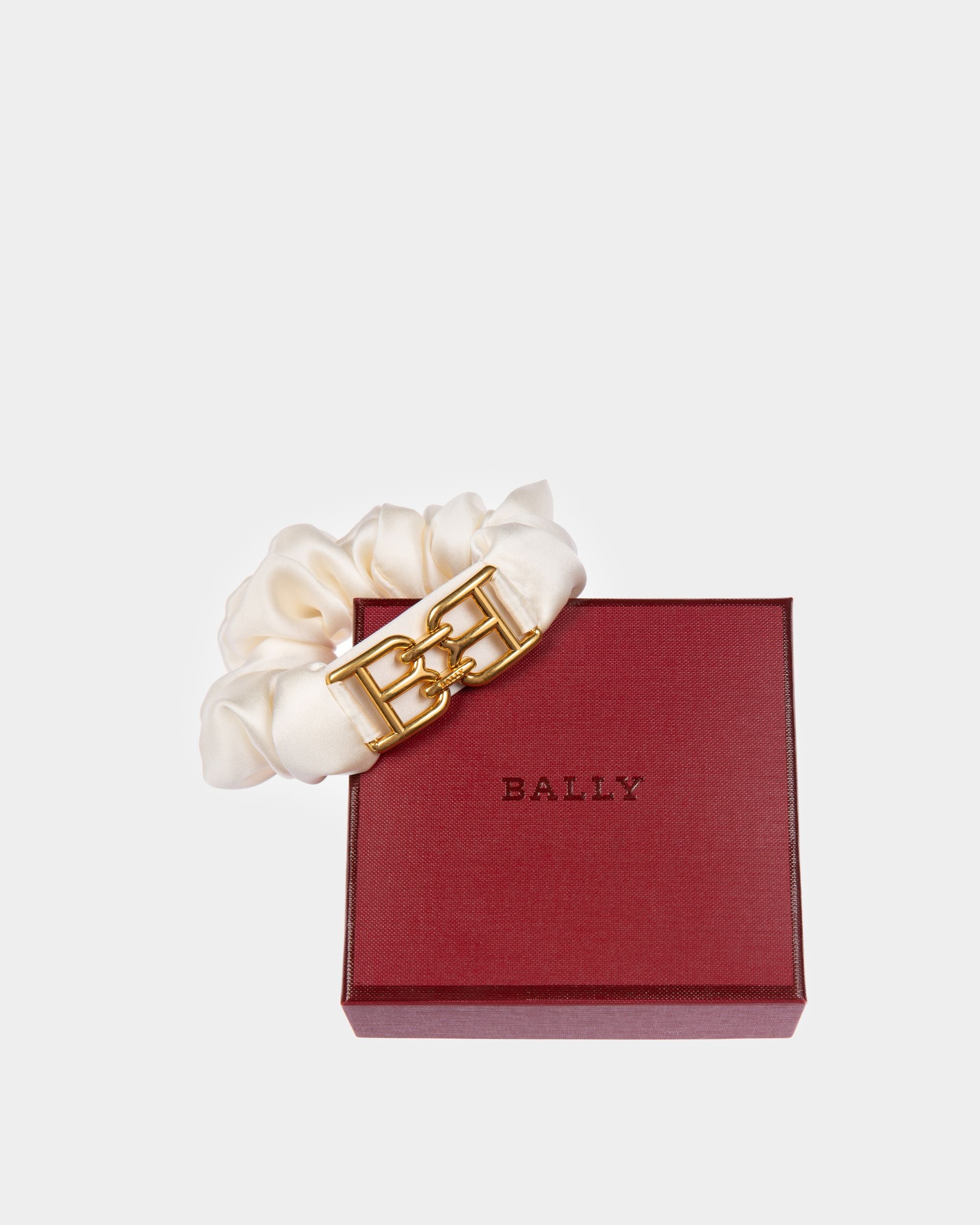 Accessoire Aus Elfenbeinfarbener Seide - Damen - Bally - 02