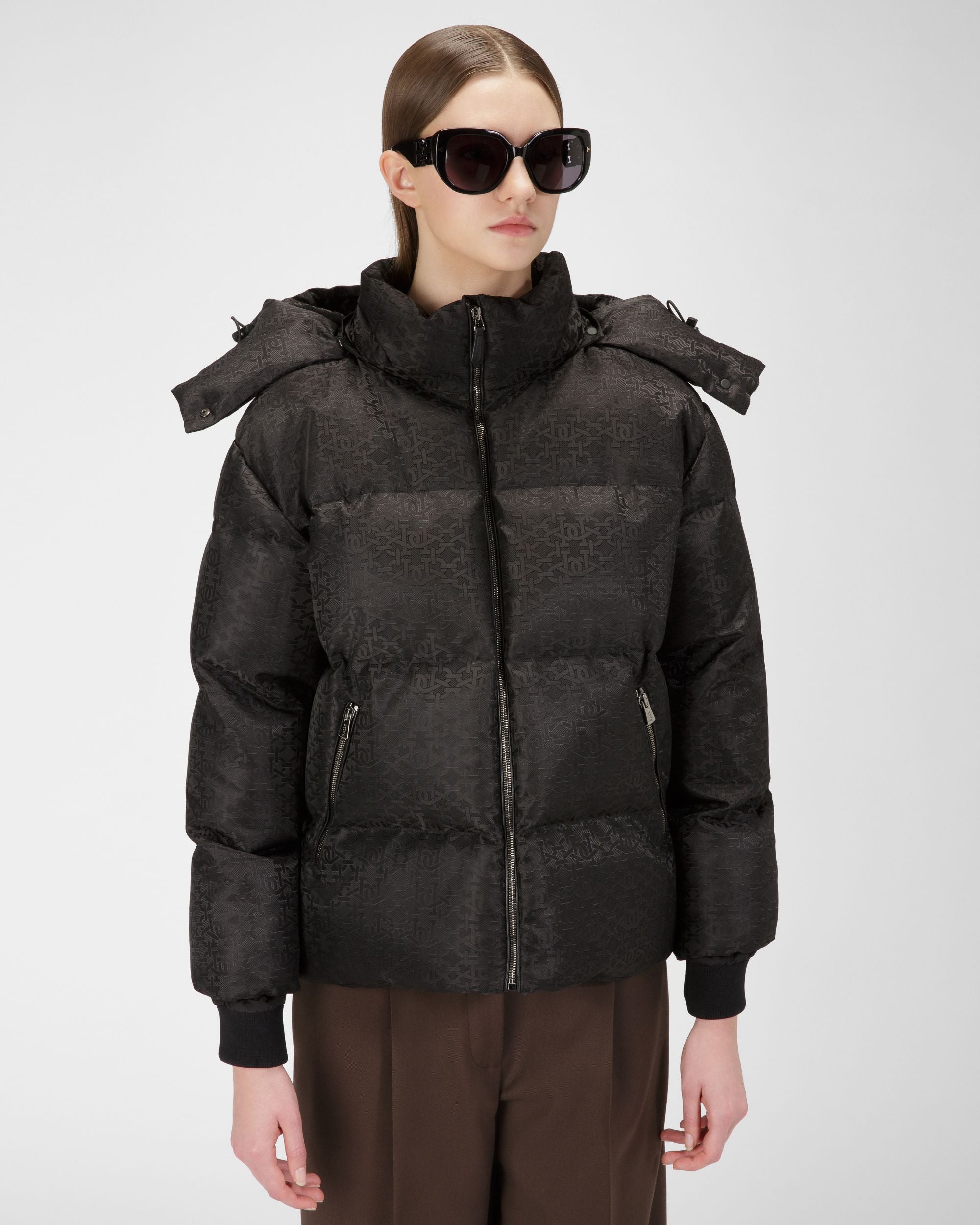 Oberbekleidung Aus Schwarzem Nylon - Damen - Bally - 01