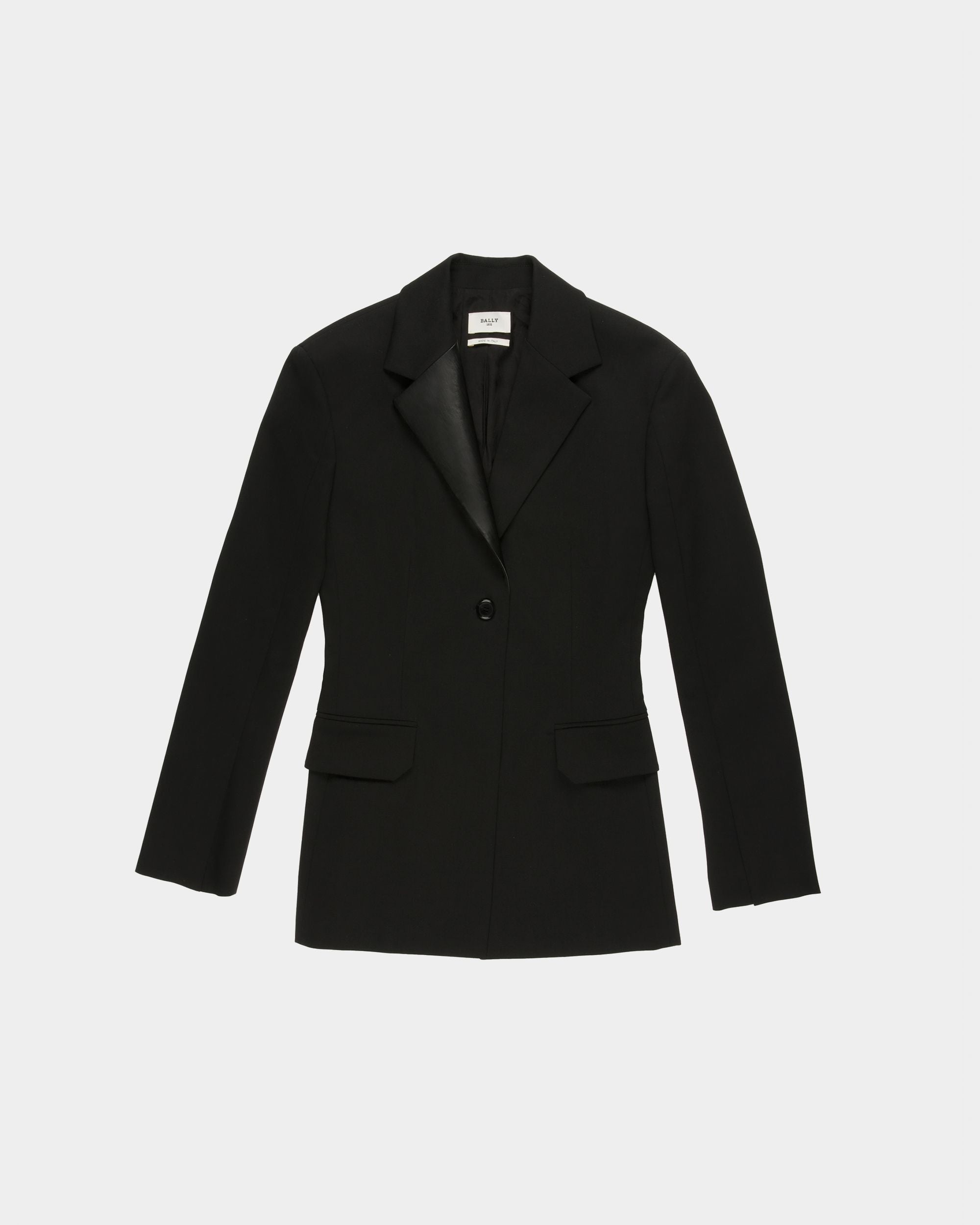 Wollmix-Blazer In Schwarz - Damen - Bally - 01