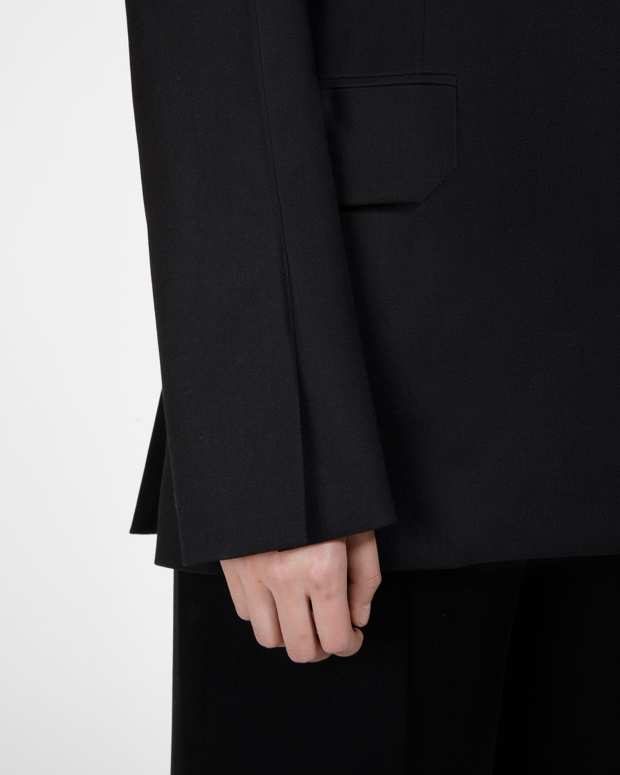 Wollmix-Blazer In Schwarz - Damen - Bally - 03