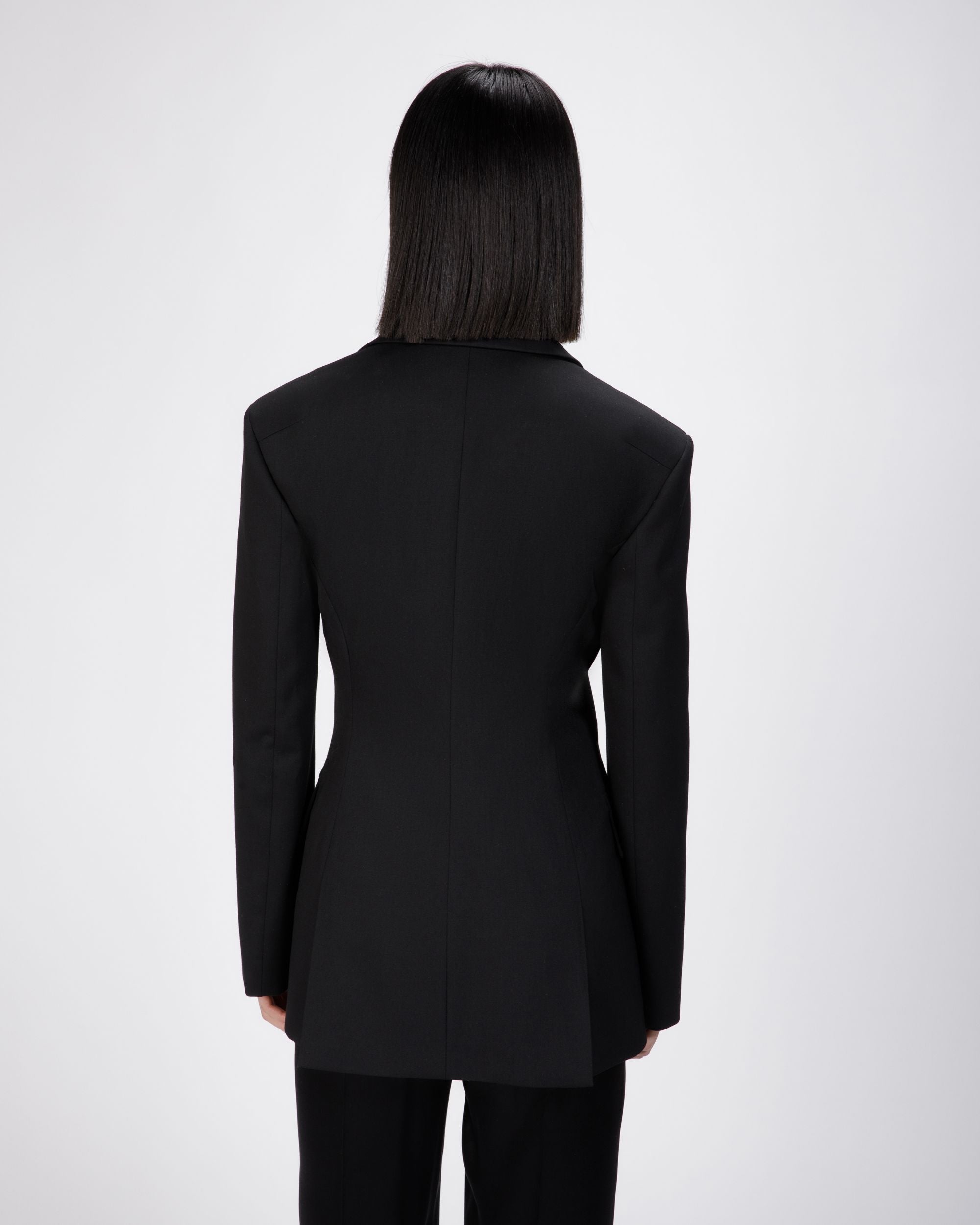 Wollmix-Blazer In Schwarz - Damen - Bally - 06