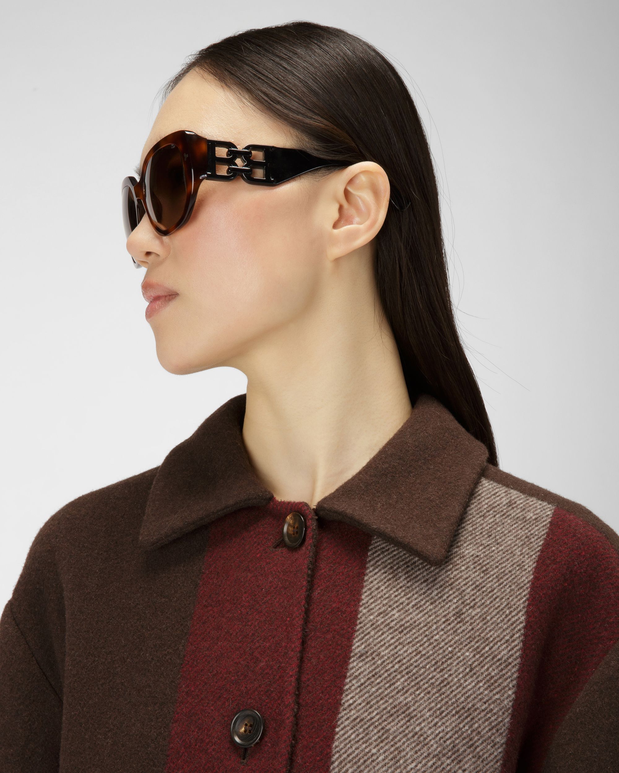 Jacke Aus Wollmischgewebe In Ebenholzbraun - Damen - Bally - 02