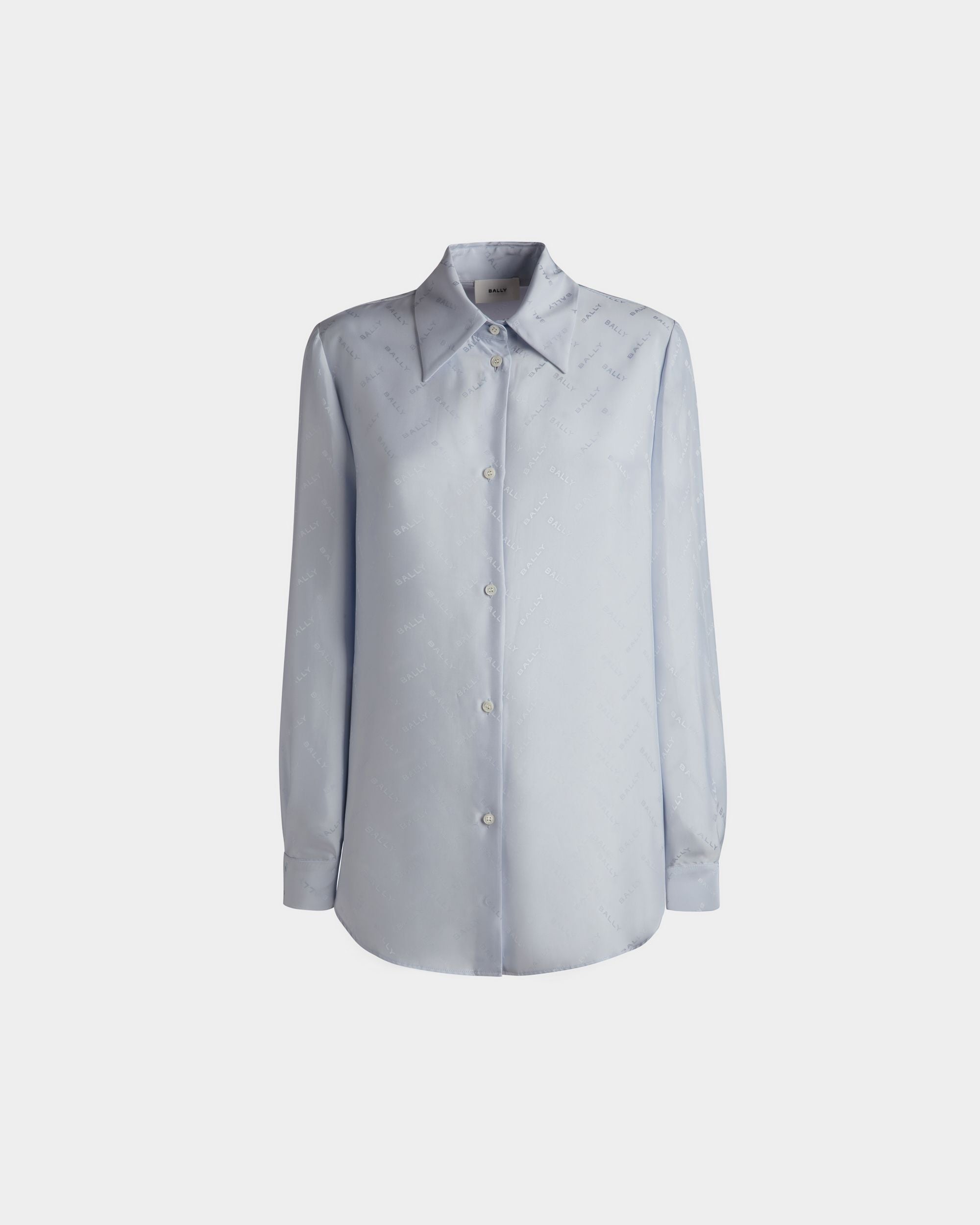 Bluse In Hellblau - Damen - Bally - 01