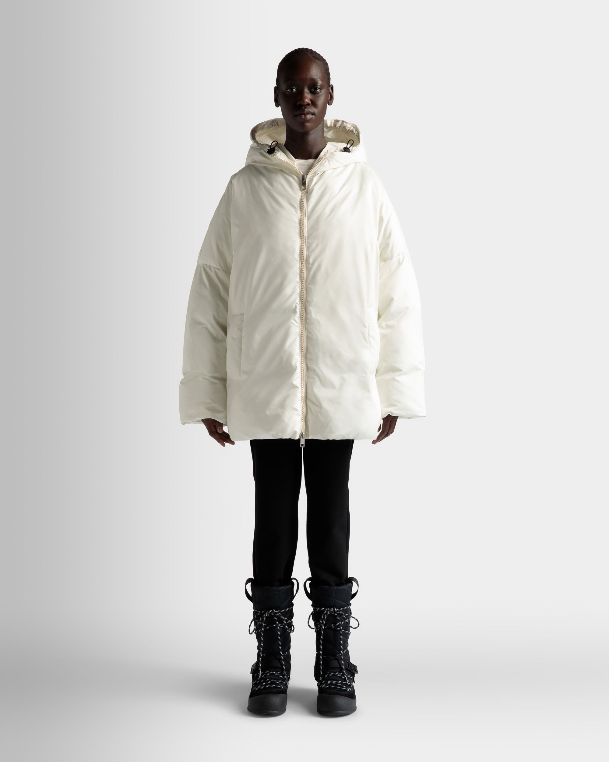 Steppjacke Aus Nylon In Weiß - Damen - Bally - 02