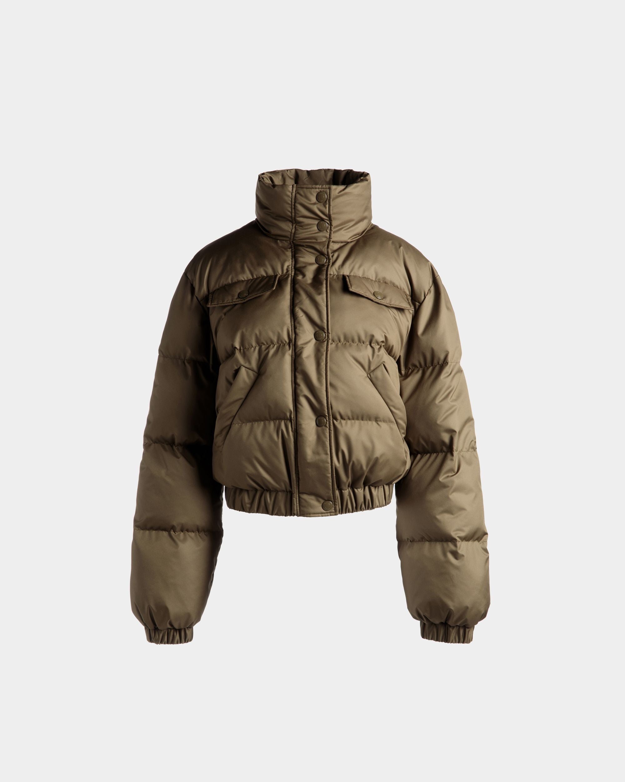 Steppjacke Aus Nylon In Olive Green - Damen - Bally - 01