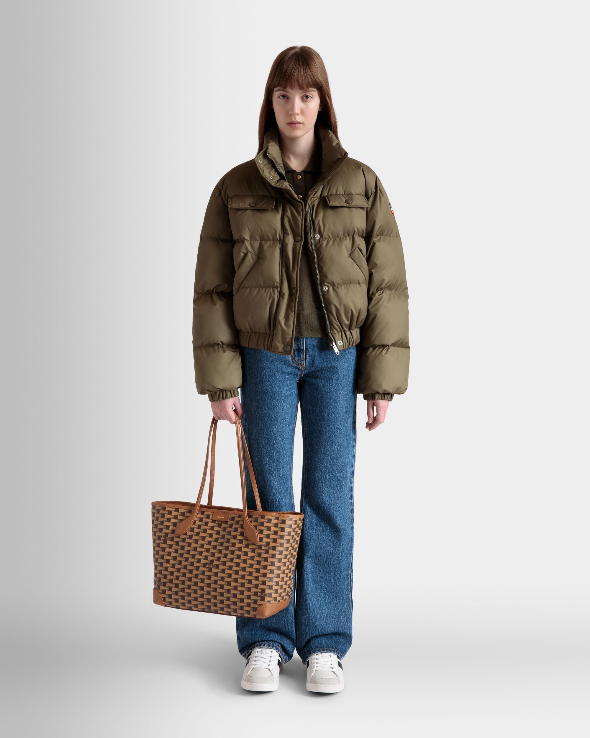 Steppjacke Aus Nylon In Olive Green - Damen - Bally - 02