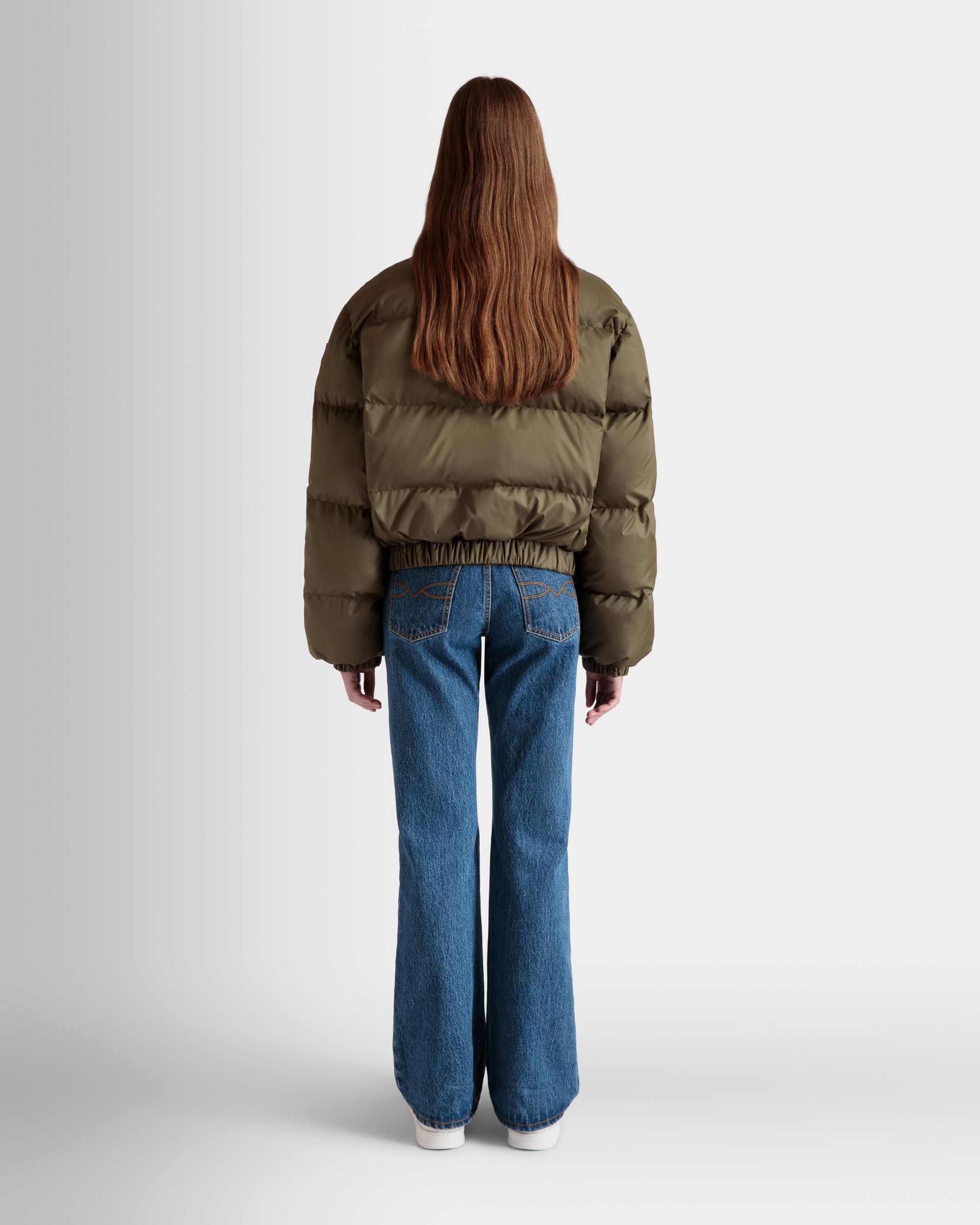 Steppjacke Aus Nylon In Olive Green - Damen - Bally - 07