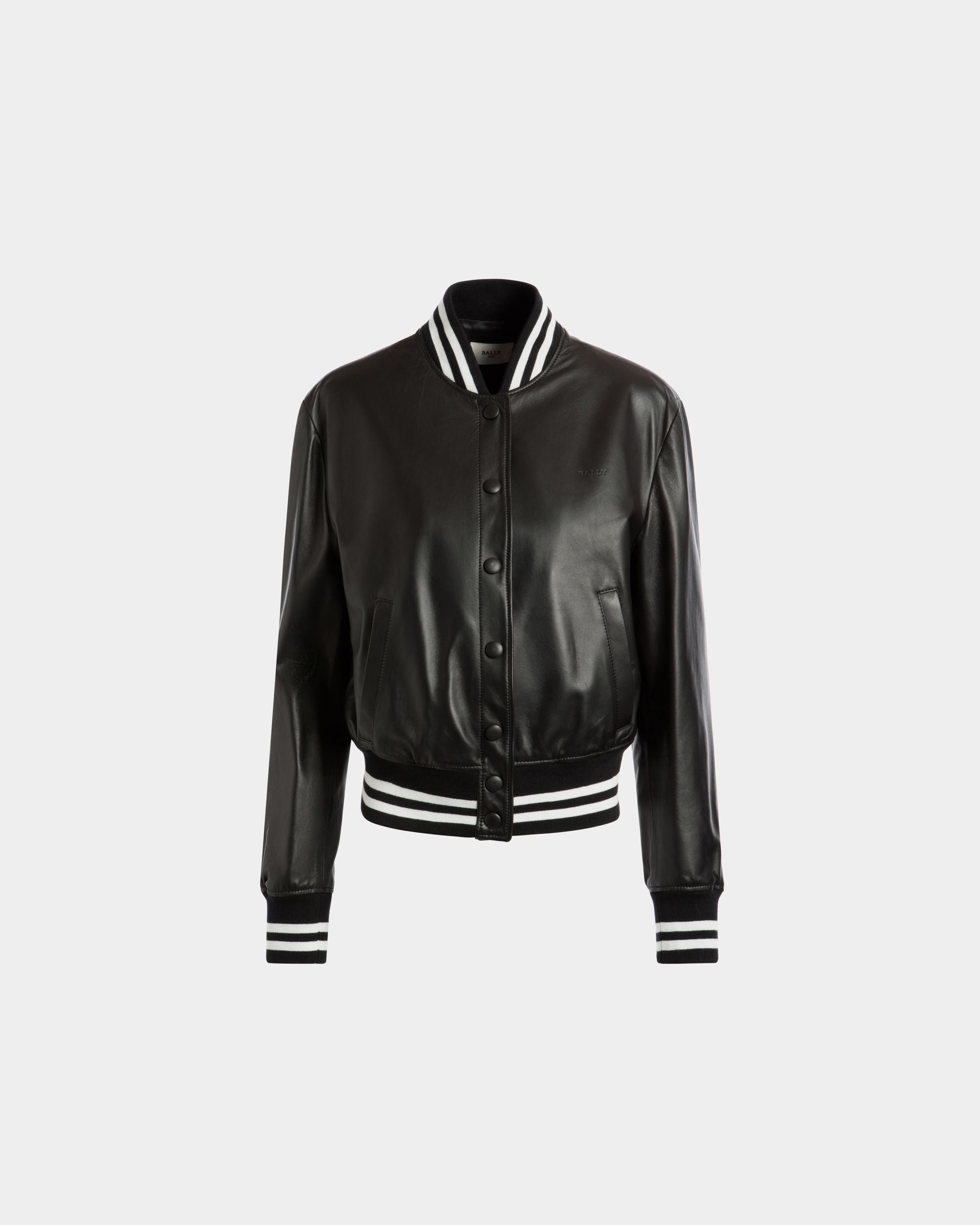 Jacket In Black Leather - Damen - Bally - 01