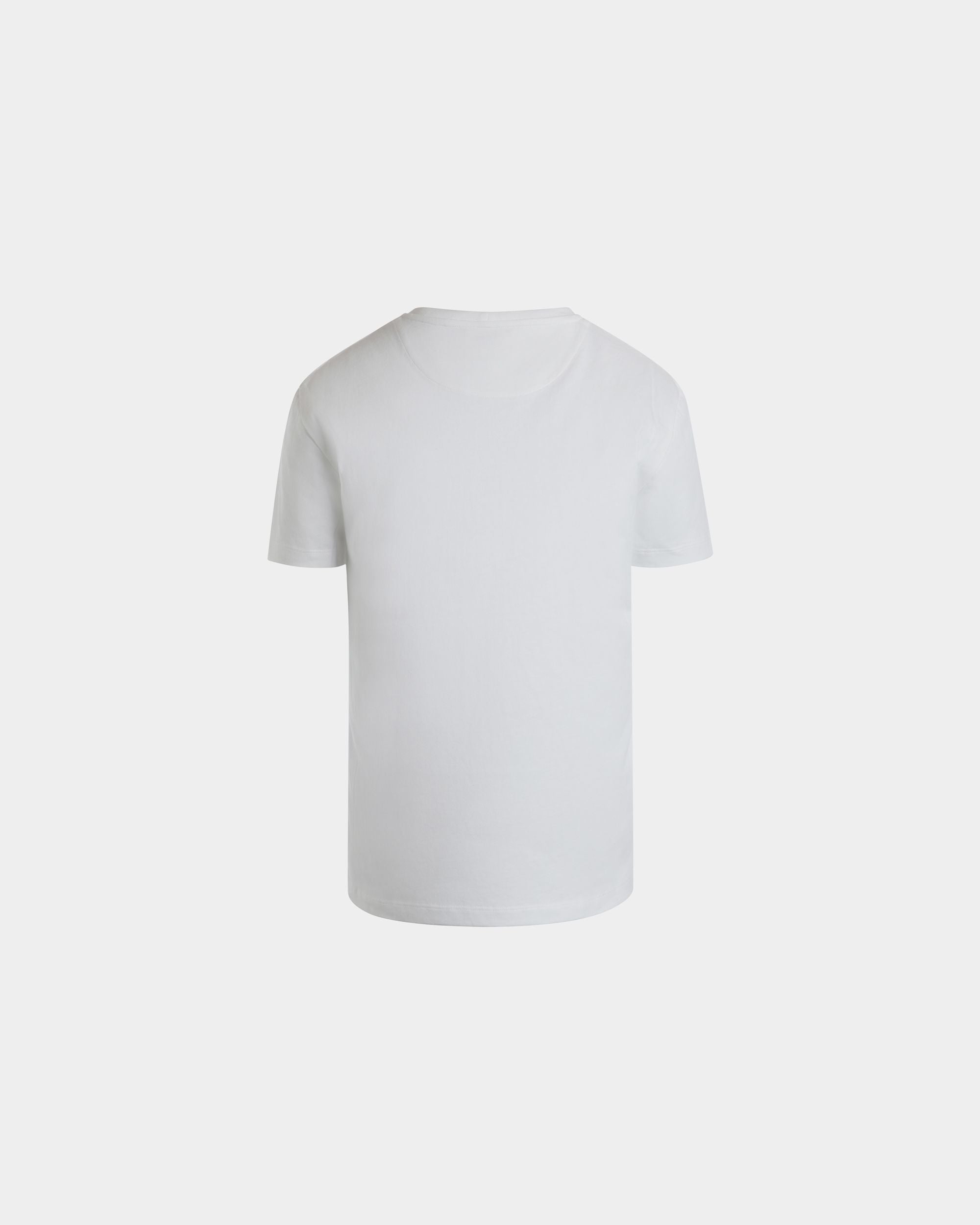 T-Shirt In White Cotton - Damen - Bally - 03