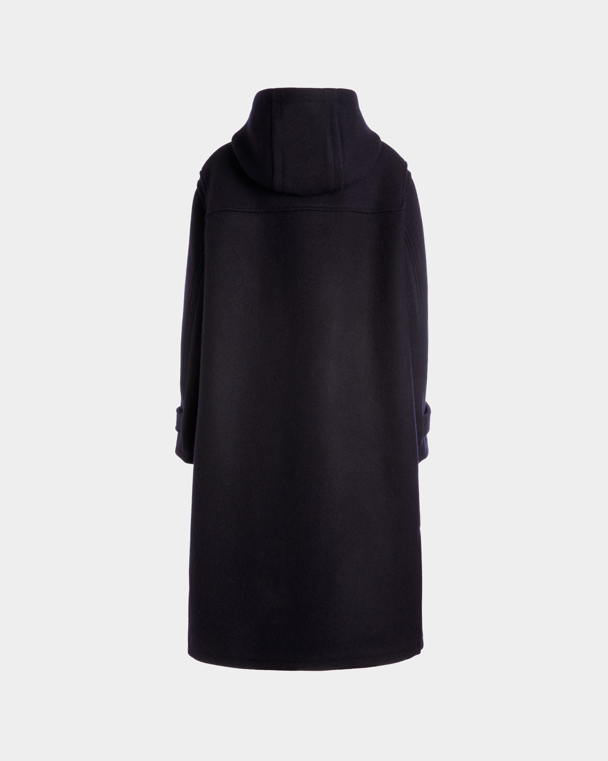 Duffelcoat Aus Wolle In Navy Blue - Damen - Bally - 03