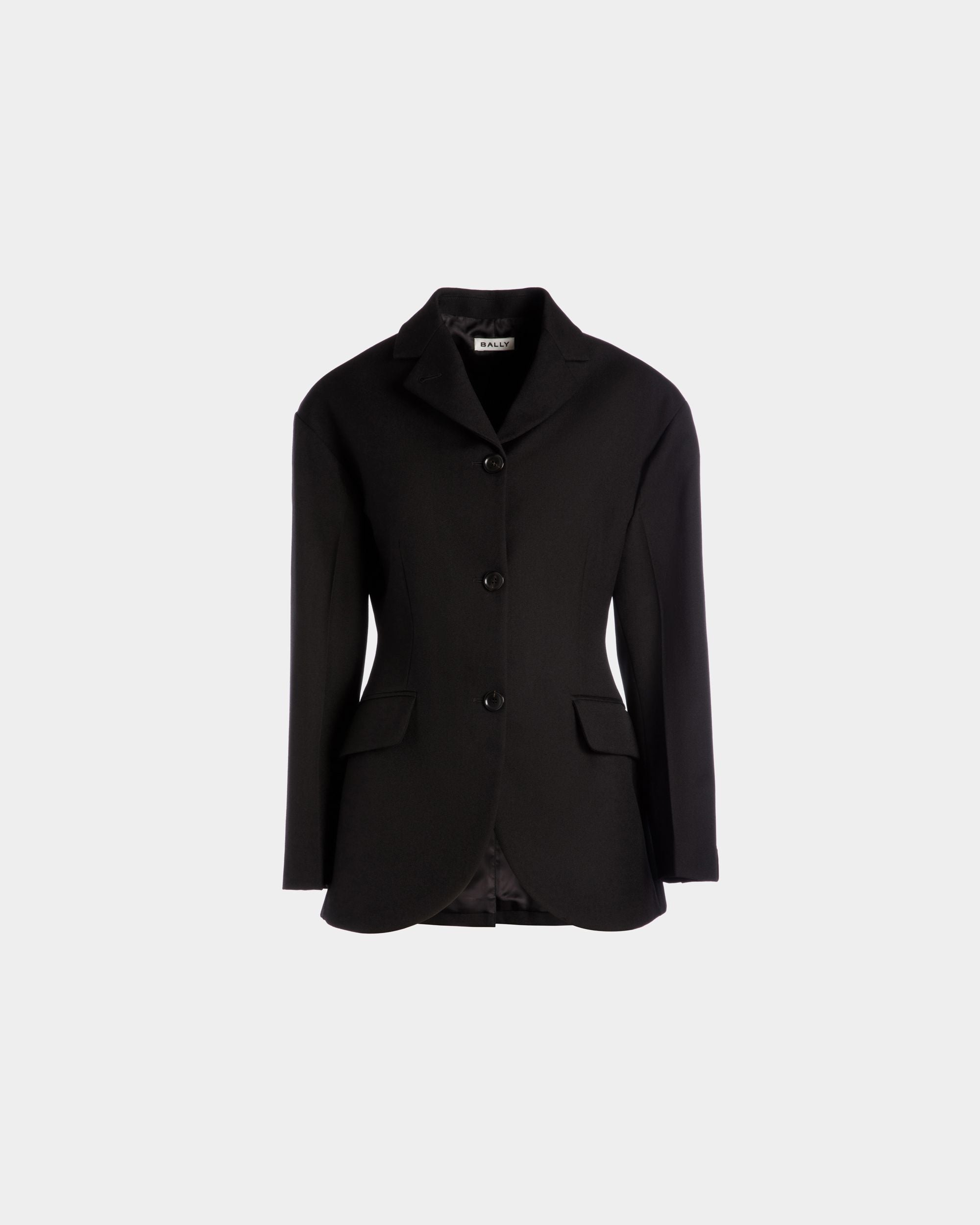 Blazer Aus Wolle In Schwarz - Damen - Bally - 01