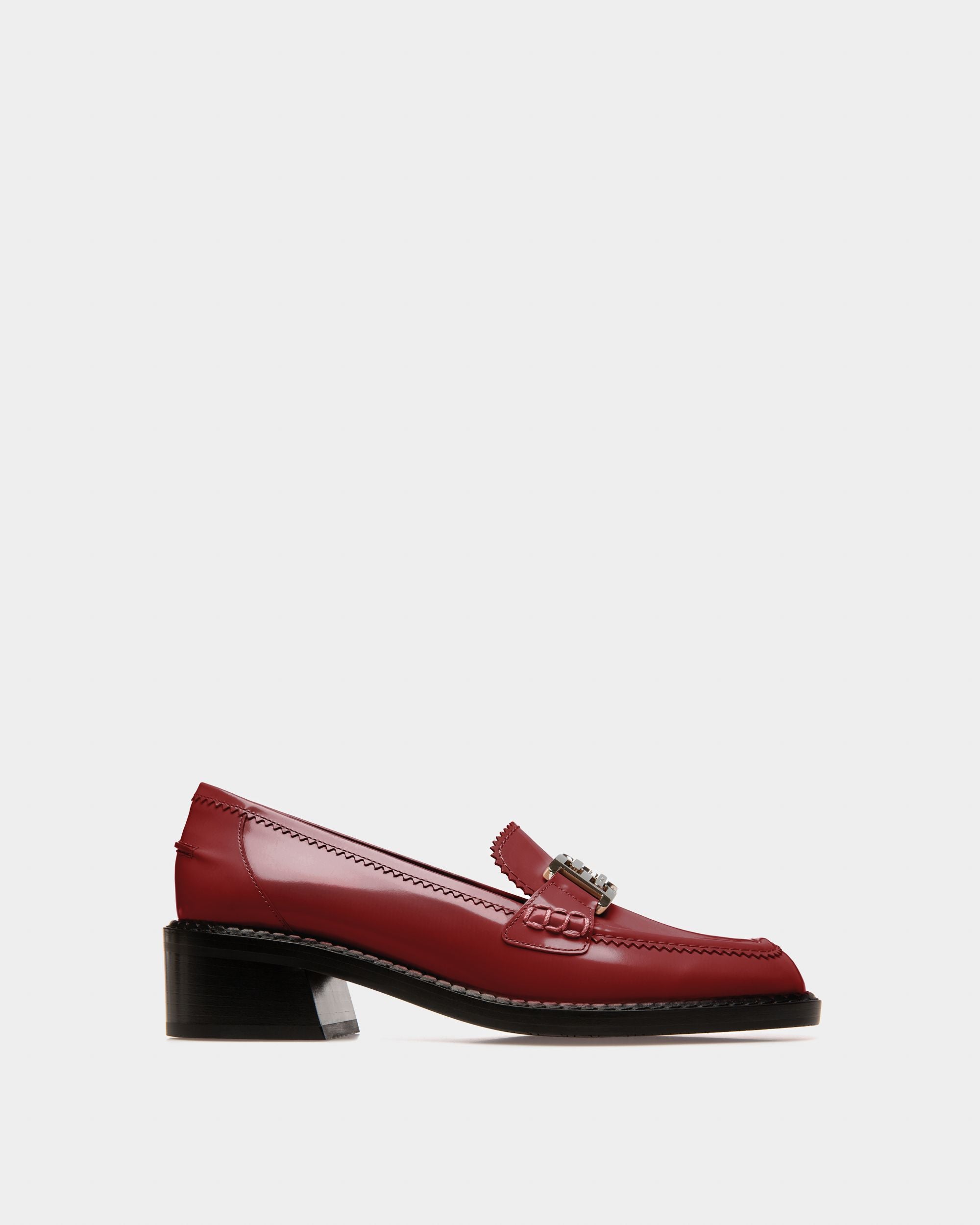 Ellyane Mokassins Aus Traditionsrotem Leder - Damen - Bally - 01