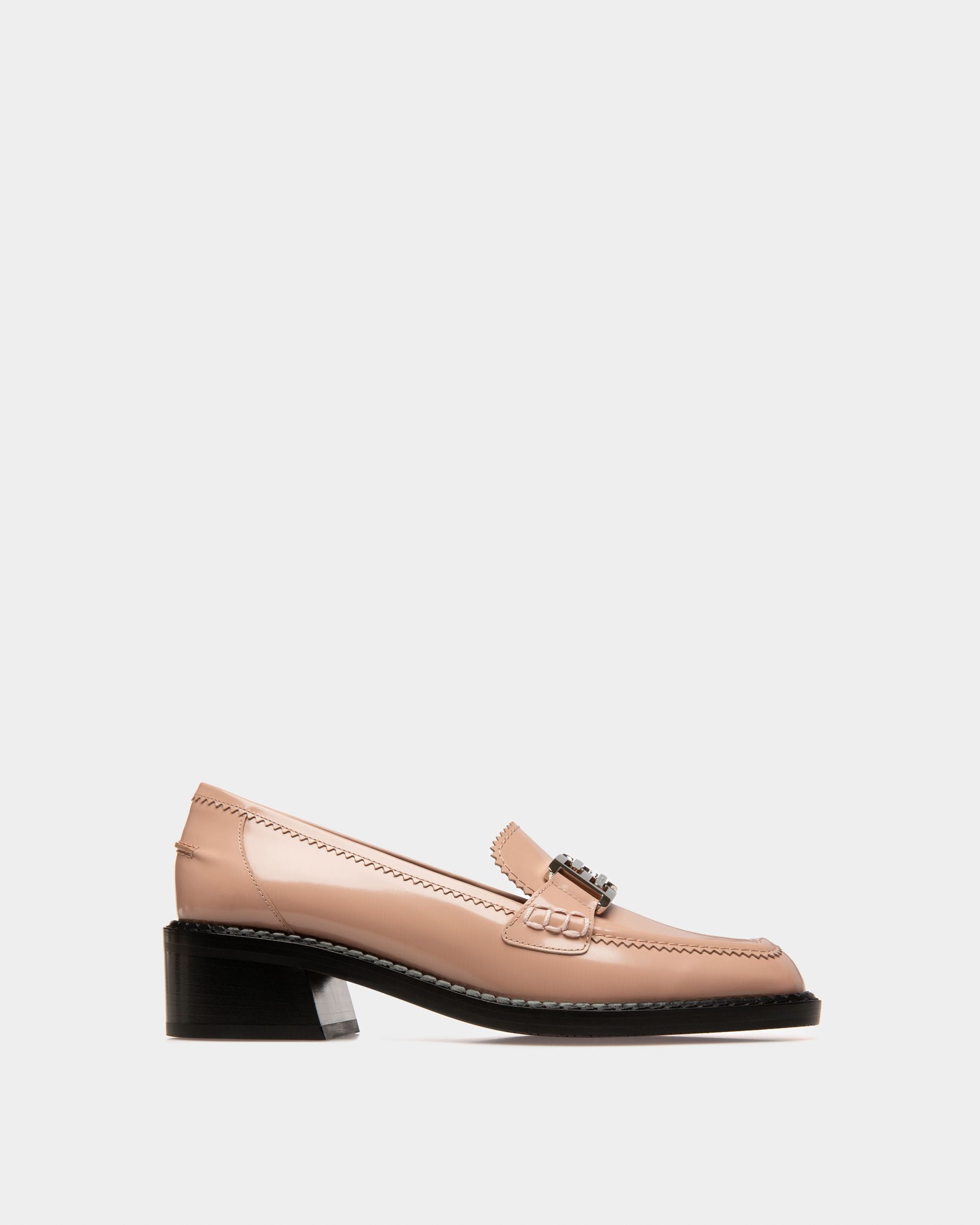 Ellyane Mokassins Aus Rosa Leder - Damen - Bally - 01