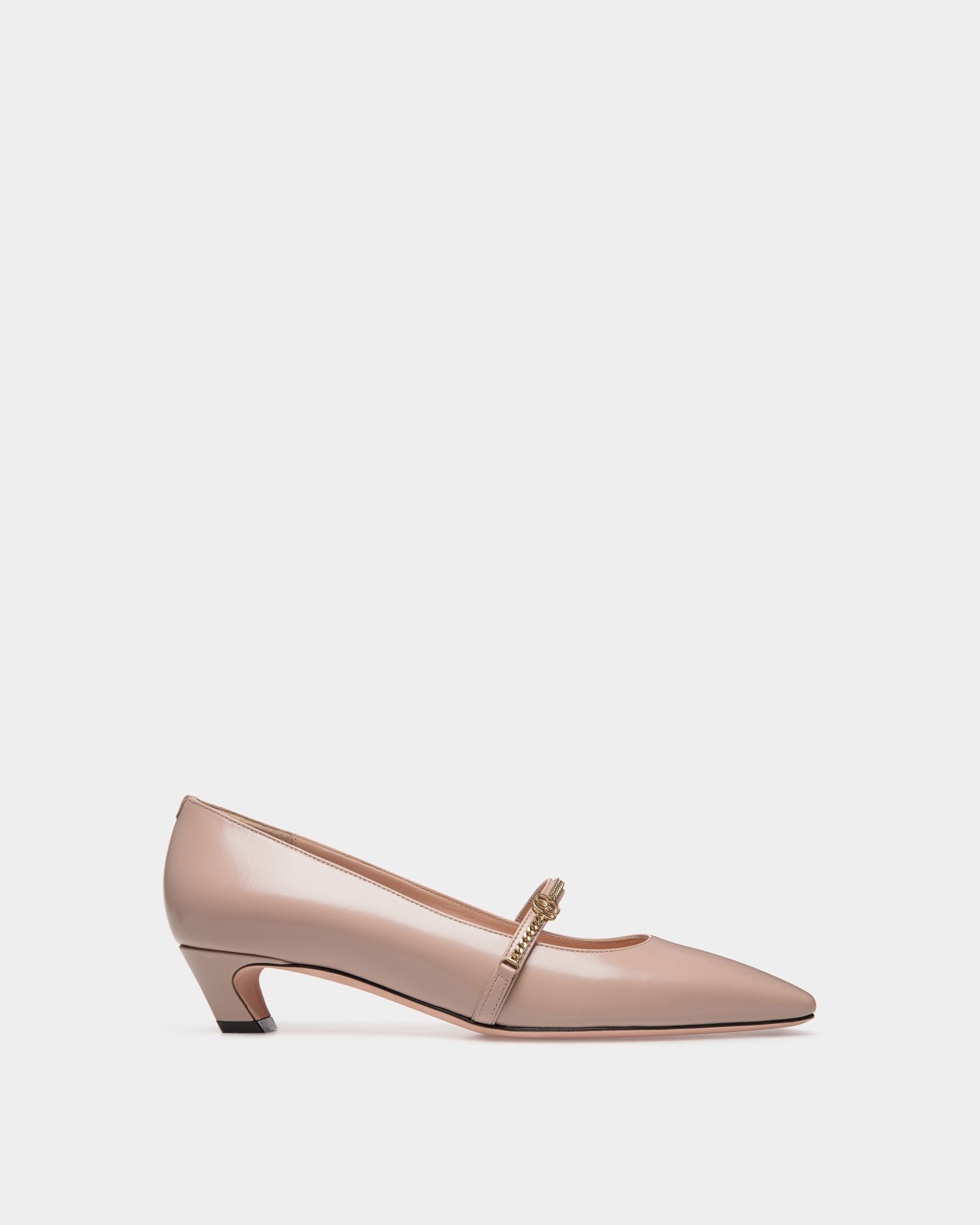 Sylt Mary Jane Aus Gebürstetem Leder In Hellbeige - Damen - Bally - 01