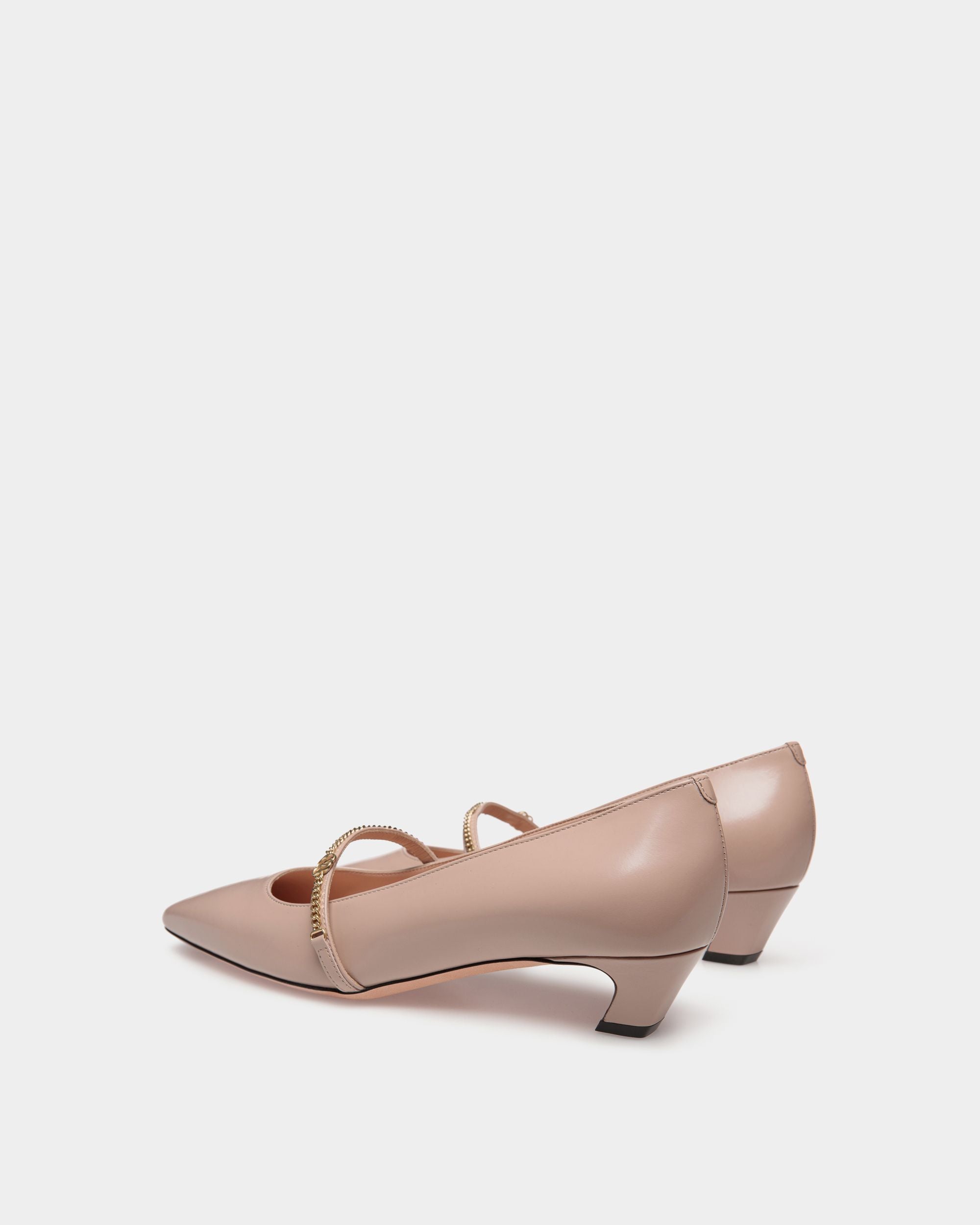 Sylt Mary Jane Aus Gebürstetem Leder In Hellbeige - Damen - Bally - 04