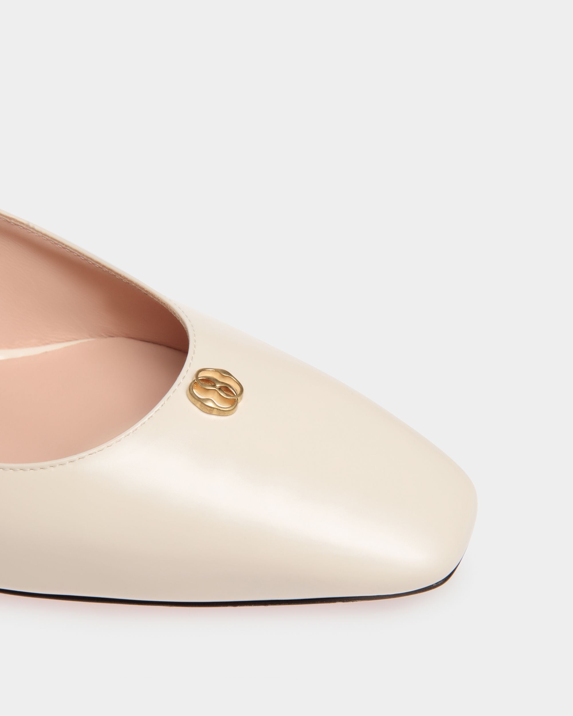 Sylt Slingpumps Aus Leder In Weiß - Damen - Bally - 02