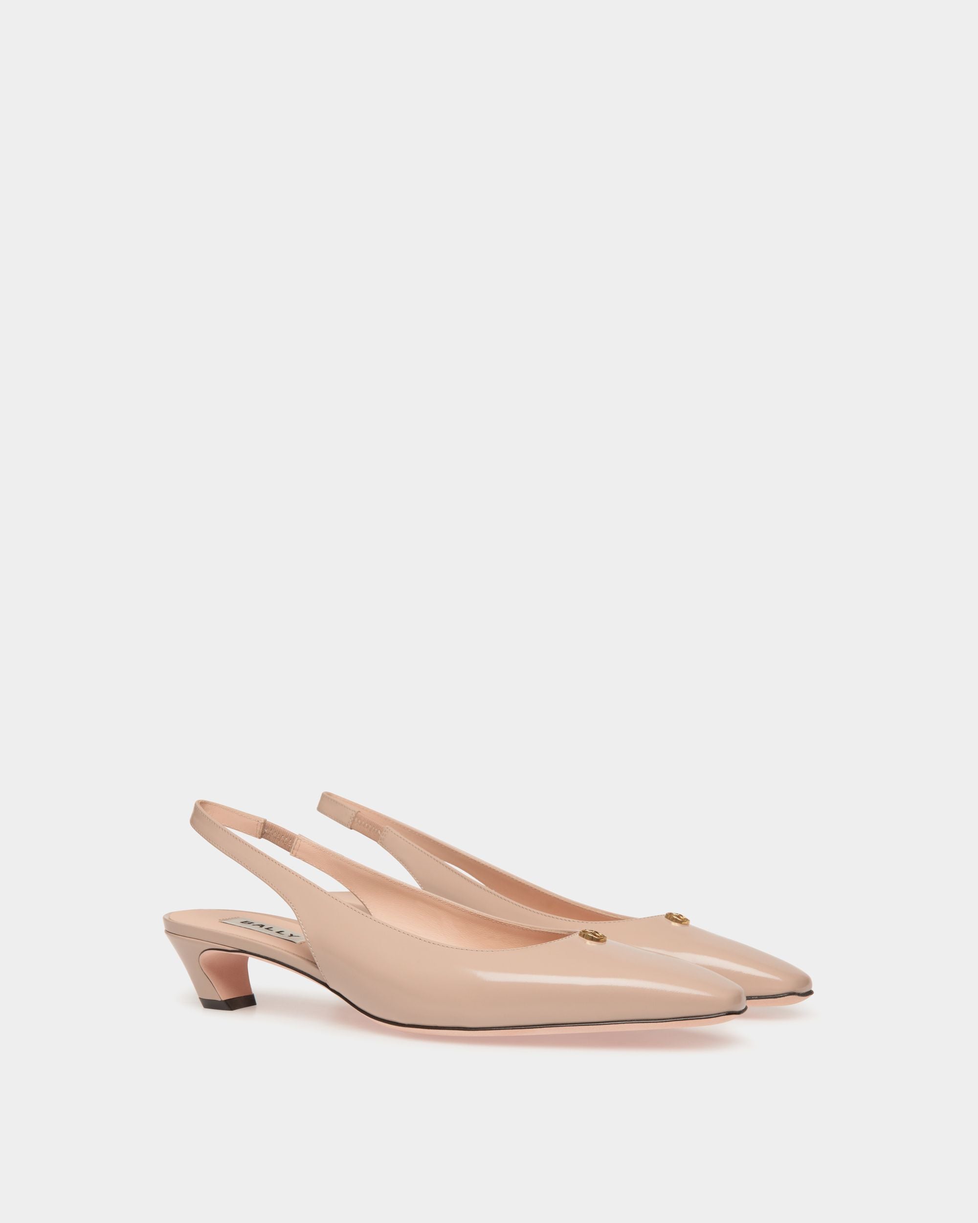 Sylt Slingpumps Aus Leder In Light Beige - Damen - Bally - 03