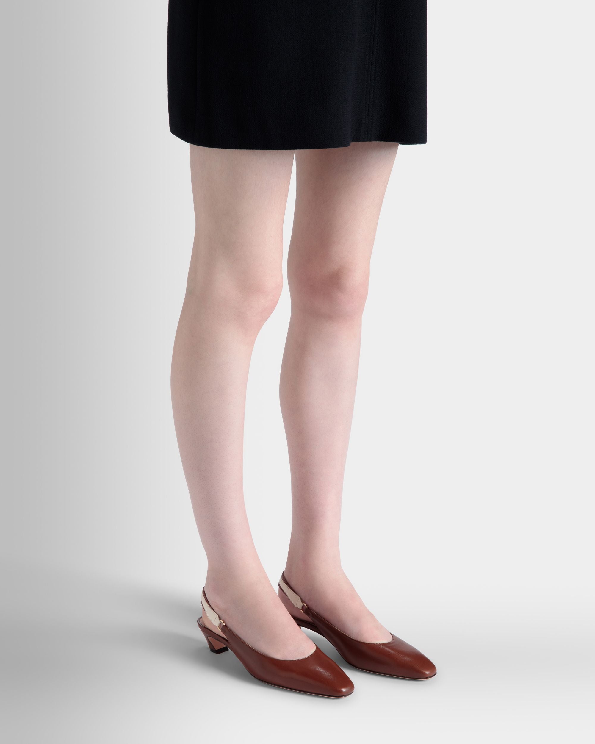 Sylt Slingpumps Aus Nappaleder In Braun - Damen - Bally - 02