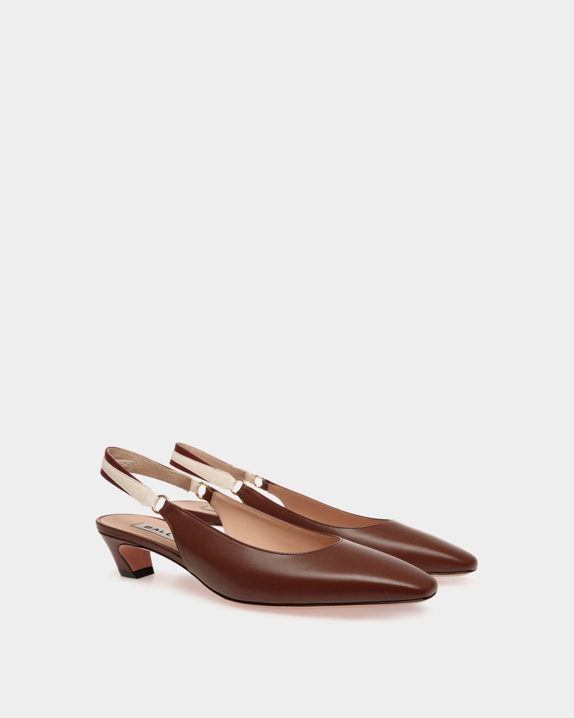 Sylt Slingpumps Aus Nappaleder In Braun - Damen - Bally - 03