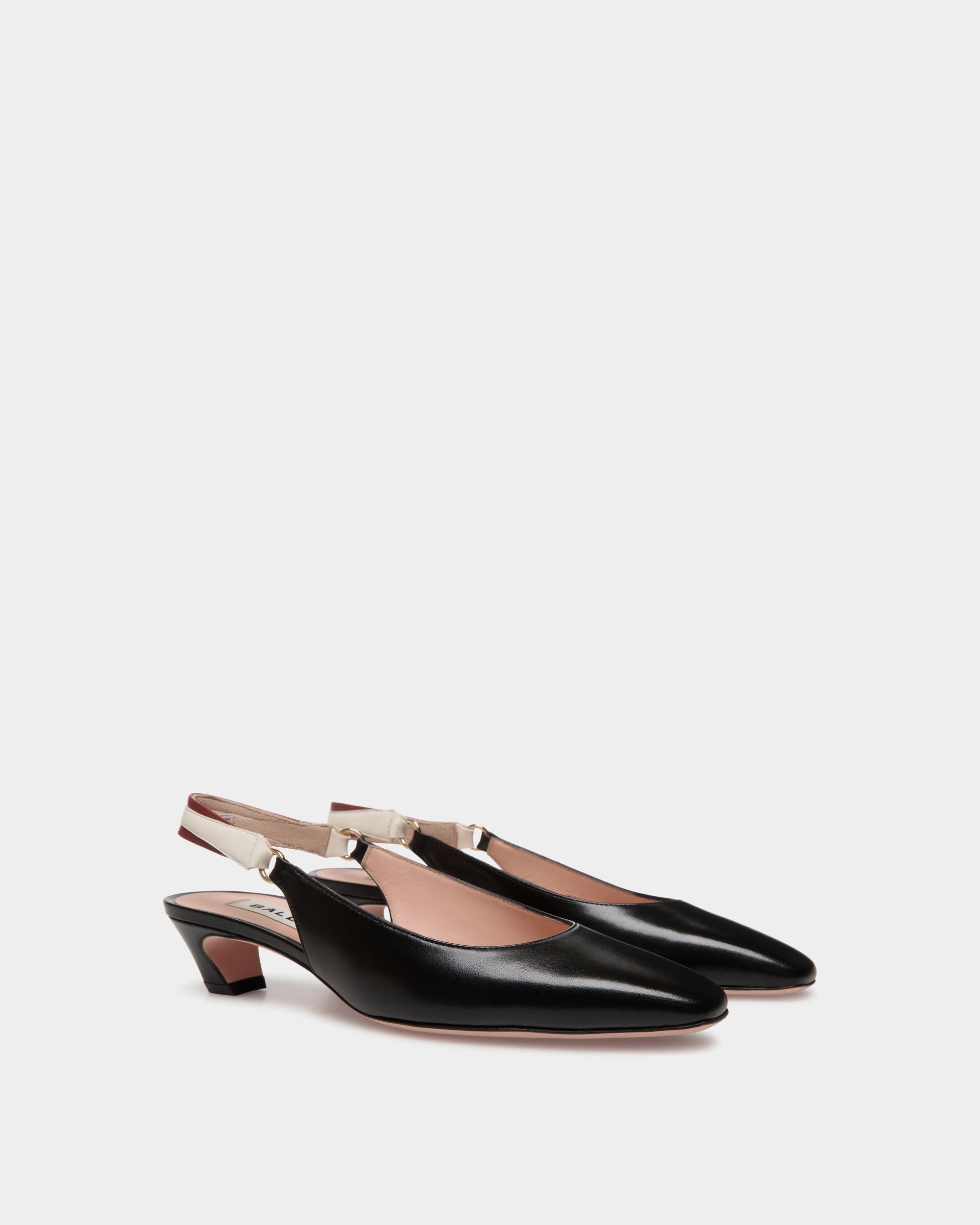 Sylt Slingpumps Aus Nappaleder In Schwarz - Damen - Bally - 01