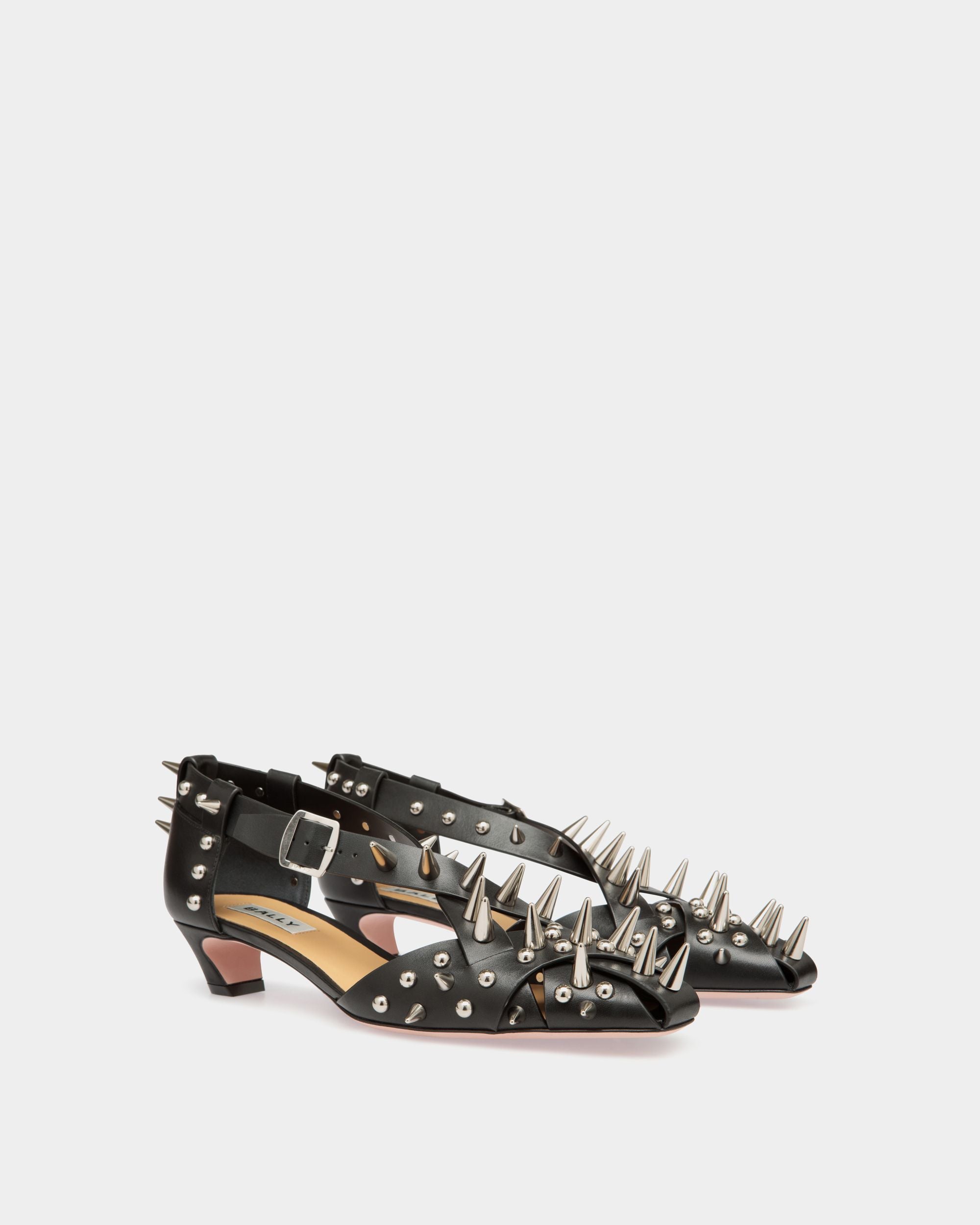 Sylt Pumps Aus Schwarzem Leder - Damen - Bally - 02