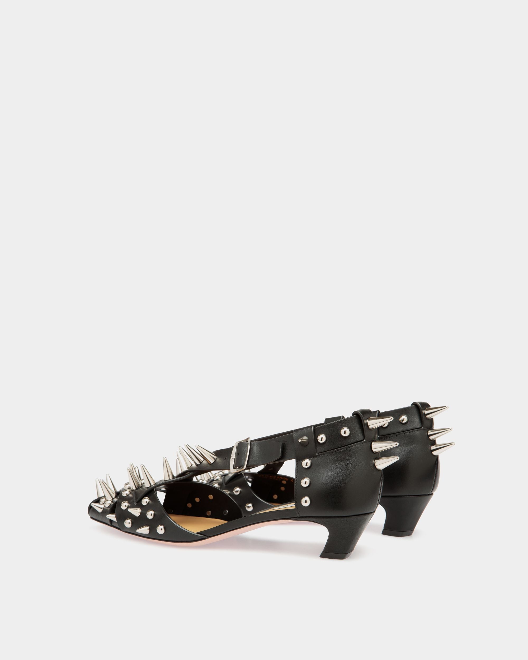 Sylt Pumps Aus Schwarzem Leder - Damen - Bally - 03