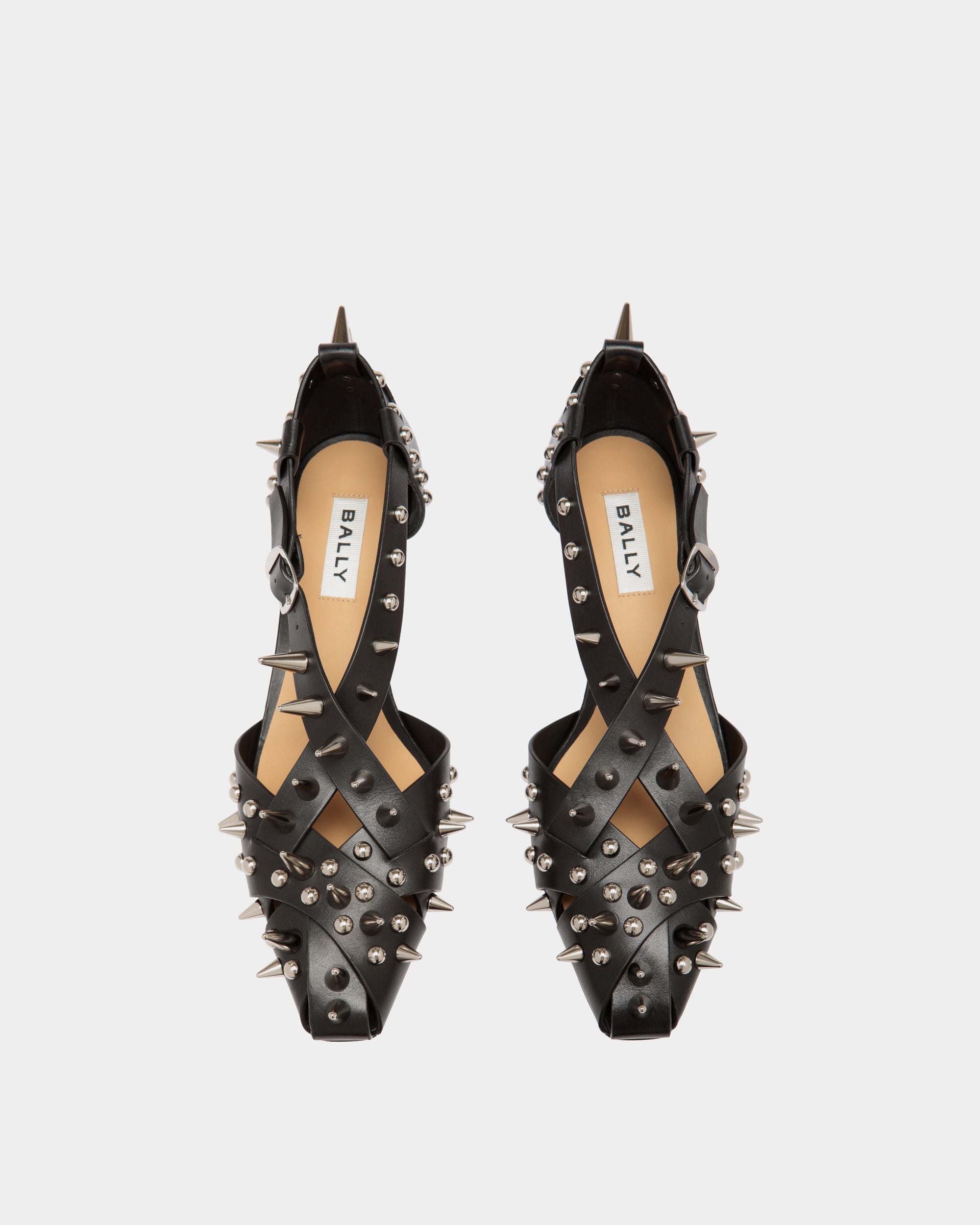 Sylt Pumps Aus Schwarzem Leder - Damen - Bally - 04