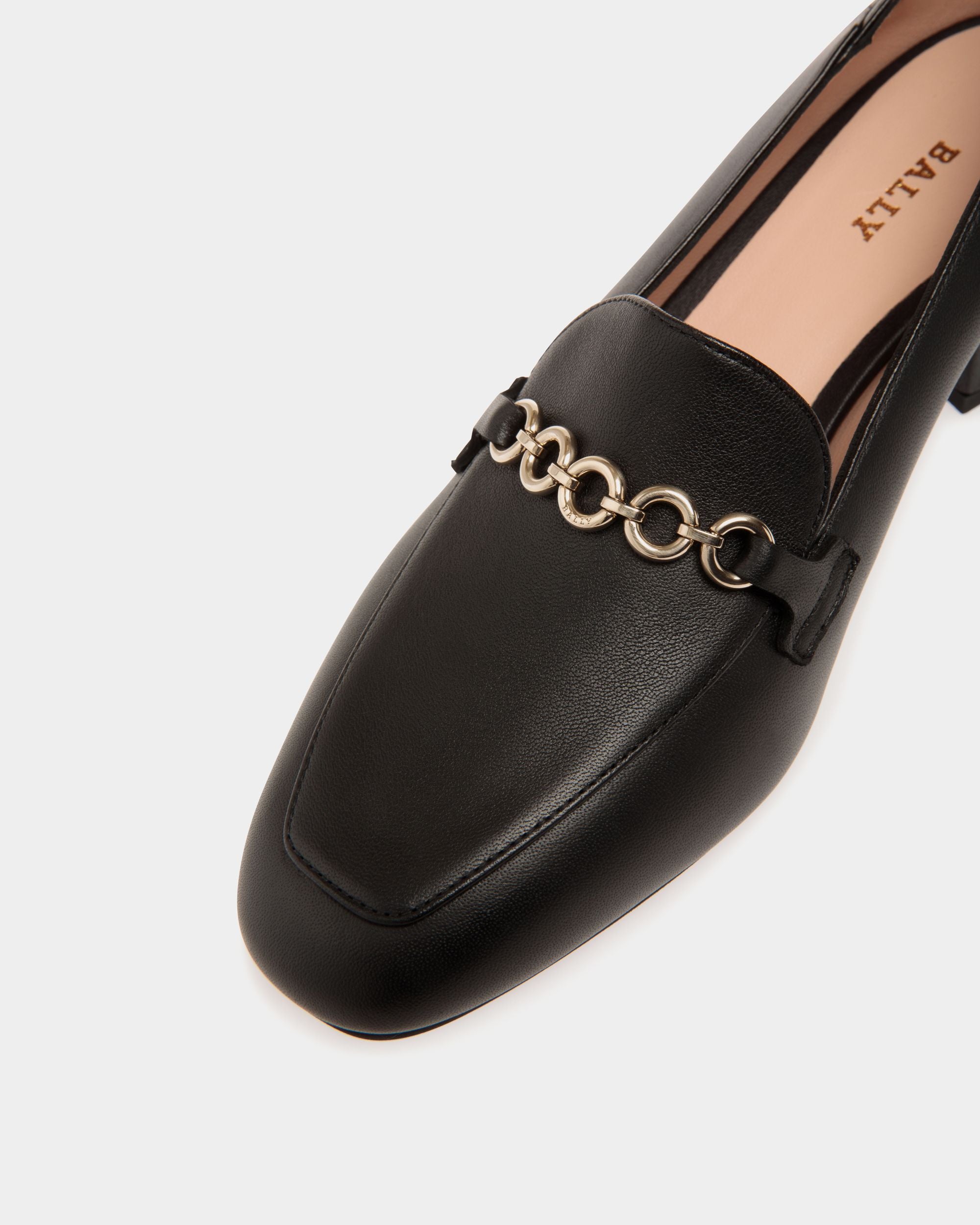 Pump In Black Leather - Damen - Bally - 05