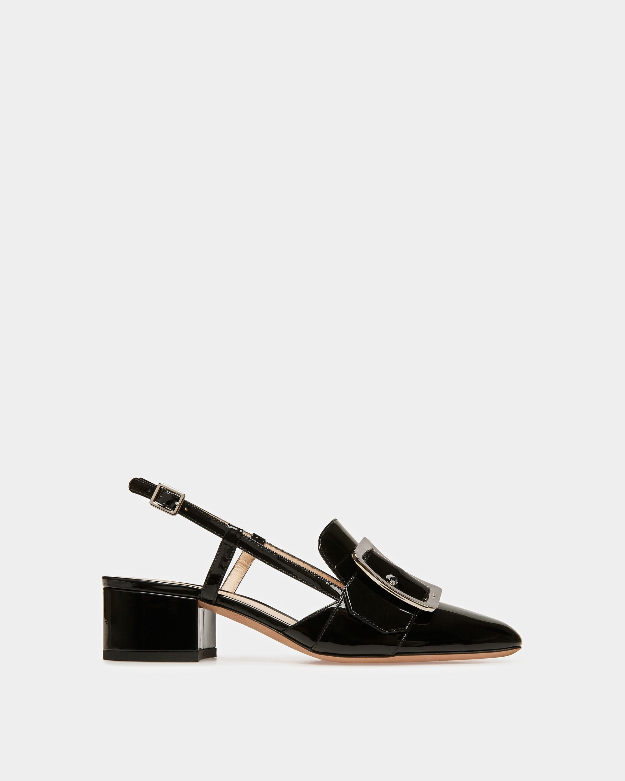 Jasmine Slingback-Pumps Aus Leder In Schwarz - Damen - Bally - 01