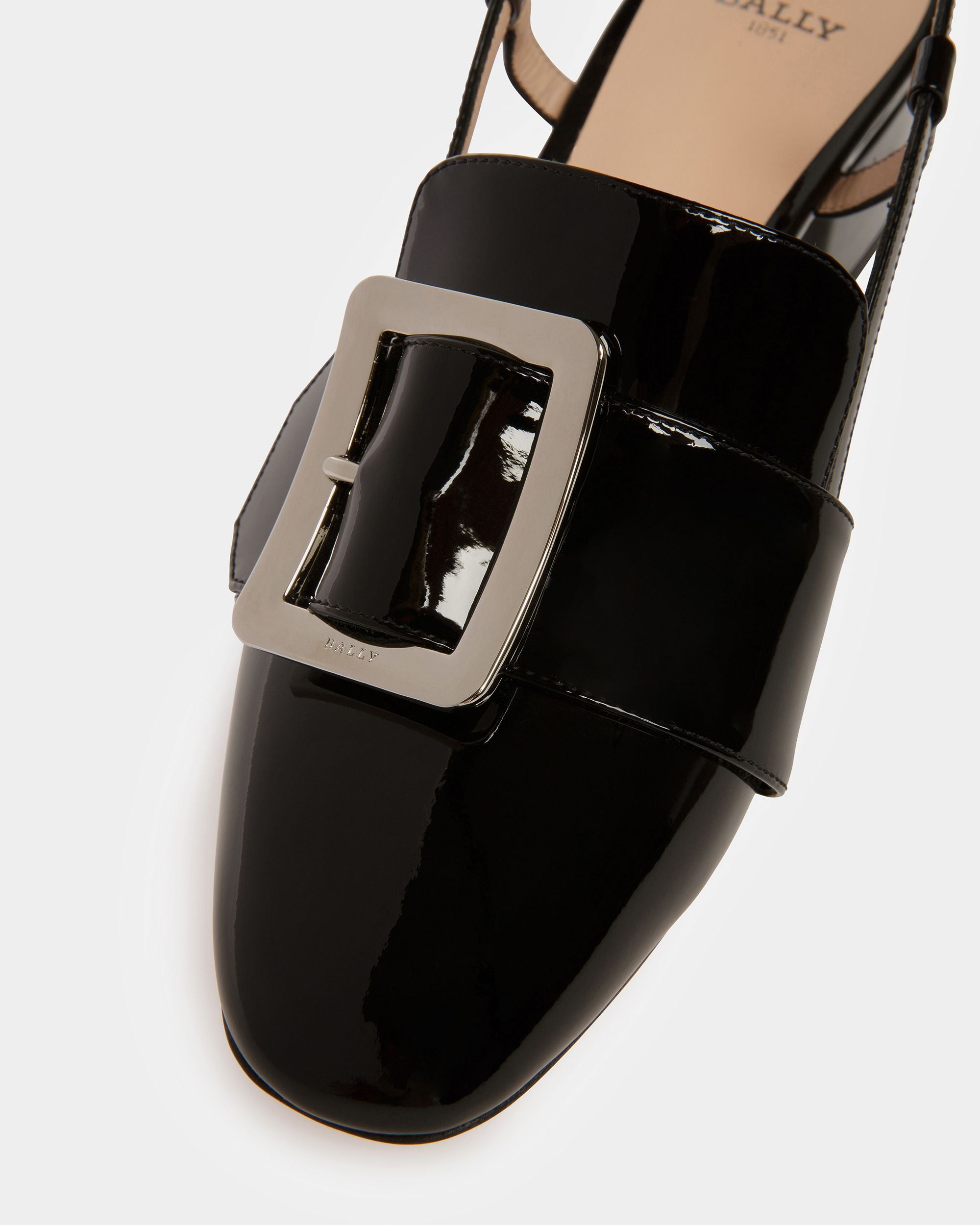 Jasmine Slingback-Pumps Aus Leder In Schwarz - Damen - Bally - 05
