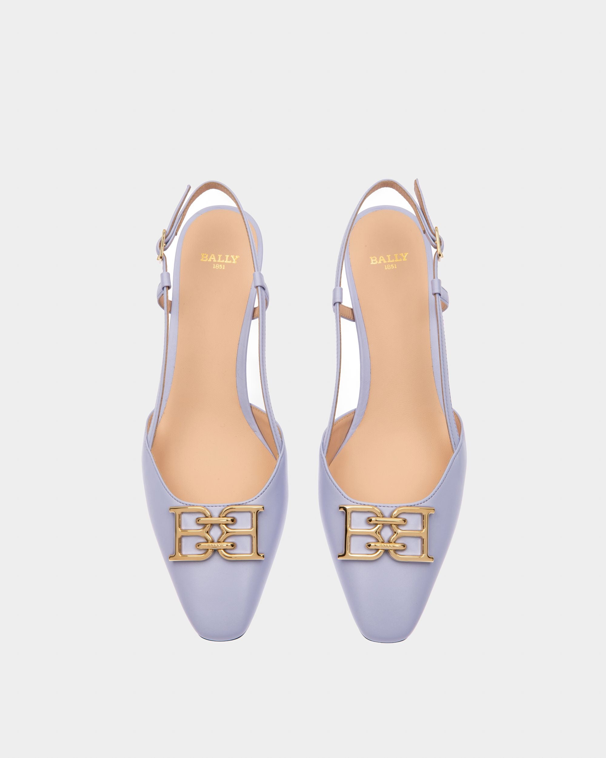 Eva Slingpumps Aus Fliederfarbenem Leder - Damen - Bally - 02