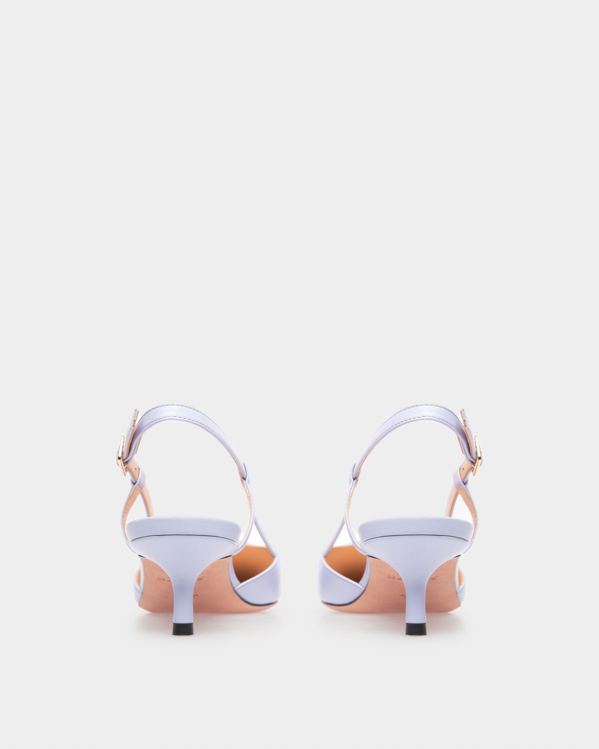 Eva Slingpumps Aus Fliederfarbenem Leder - Damen - Bally - 03