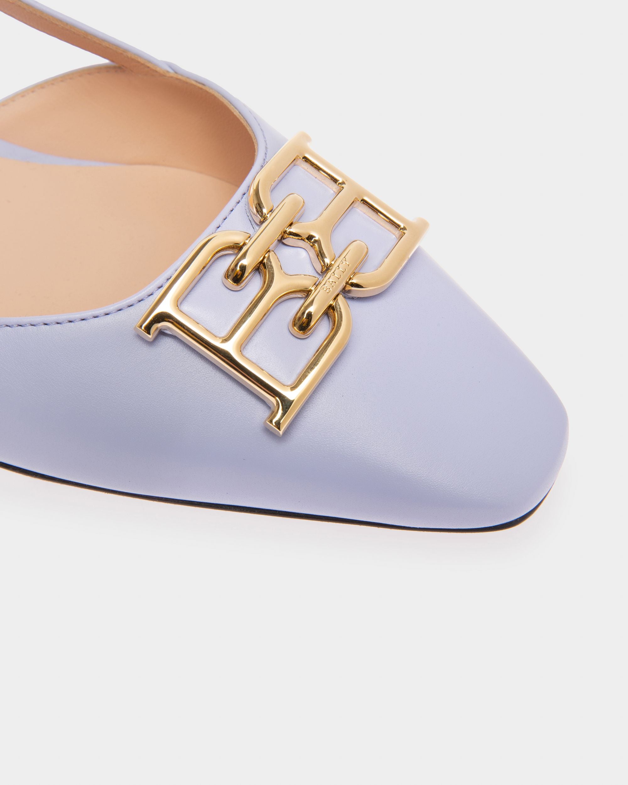 Eva Slingpumps Aus Fliederfarbenem Leder - Damen - Bally - 04