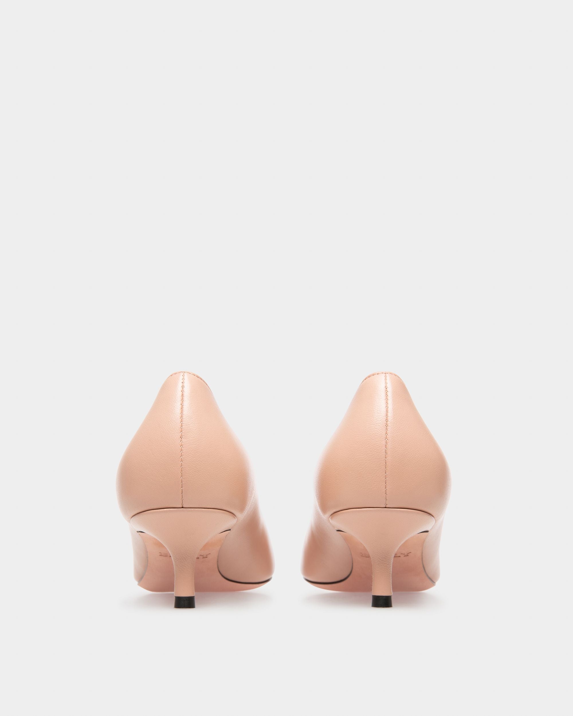 Evanca Pumps Aus Blassrosa Leder - Damen - Bally - 04