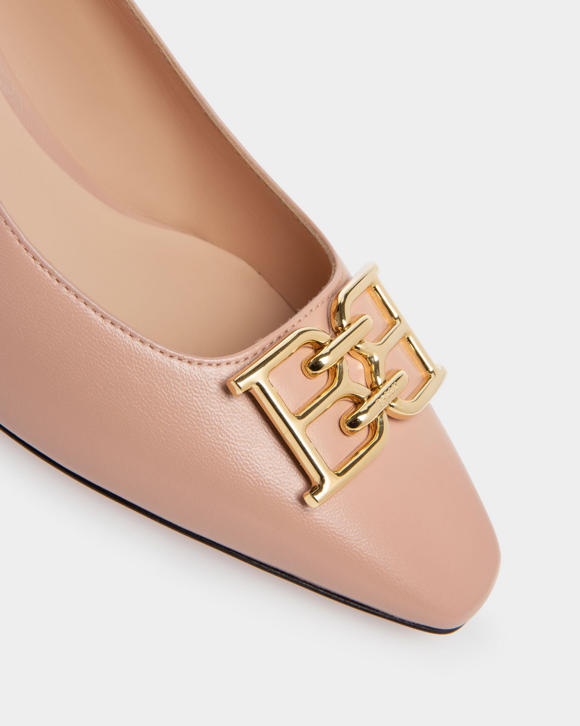 Evanca Pumps Aus Blassrosa Leder - Damen - Bally - 05