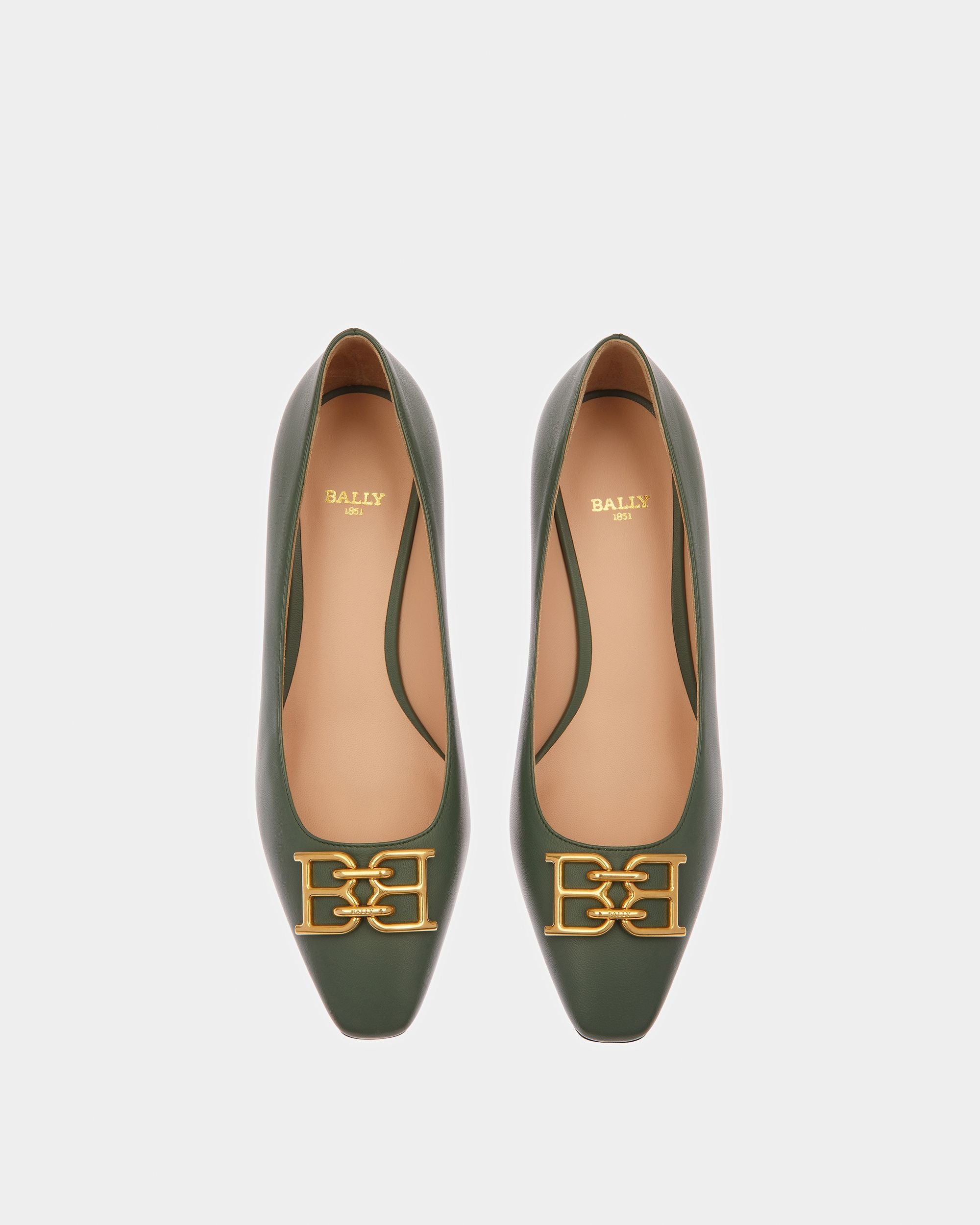 Evanca Lederpumps In Salbei - Damen - Bally - 02