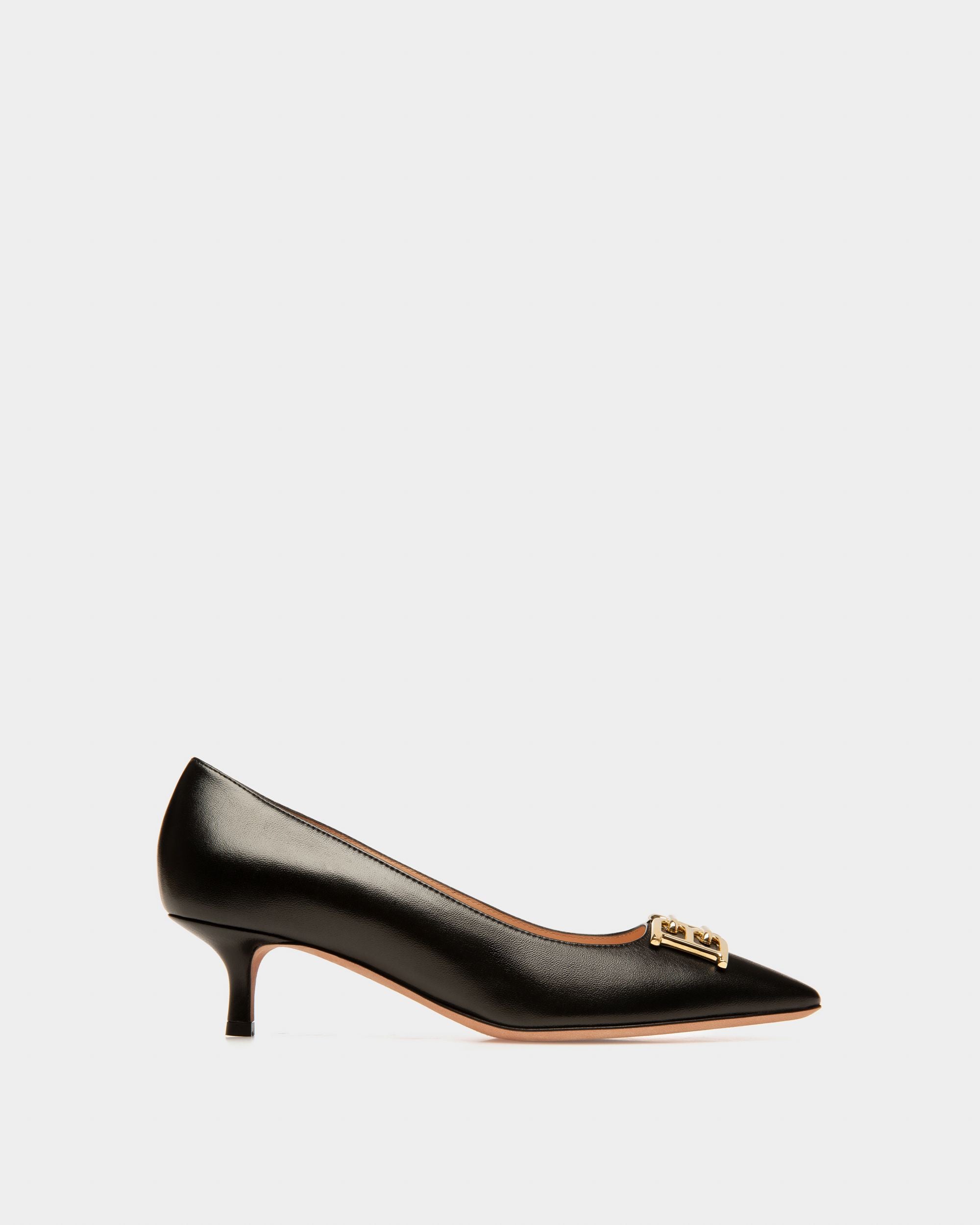 Evanca Pumps Aus Schwarzem Leder - Damen - Bally - 01