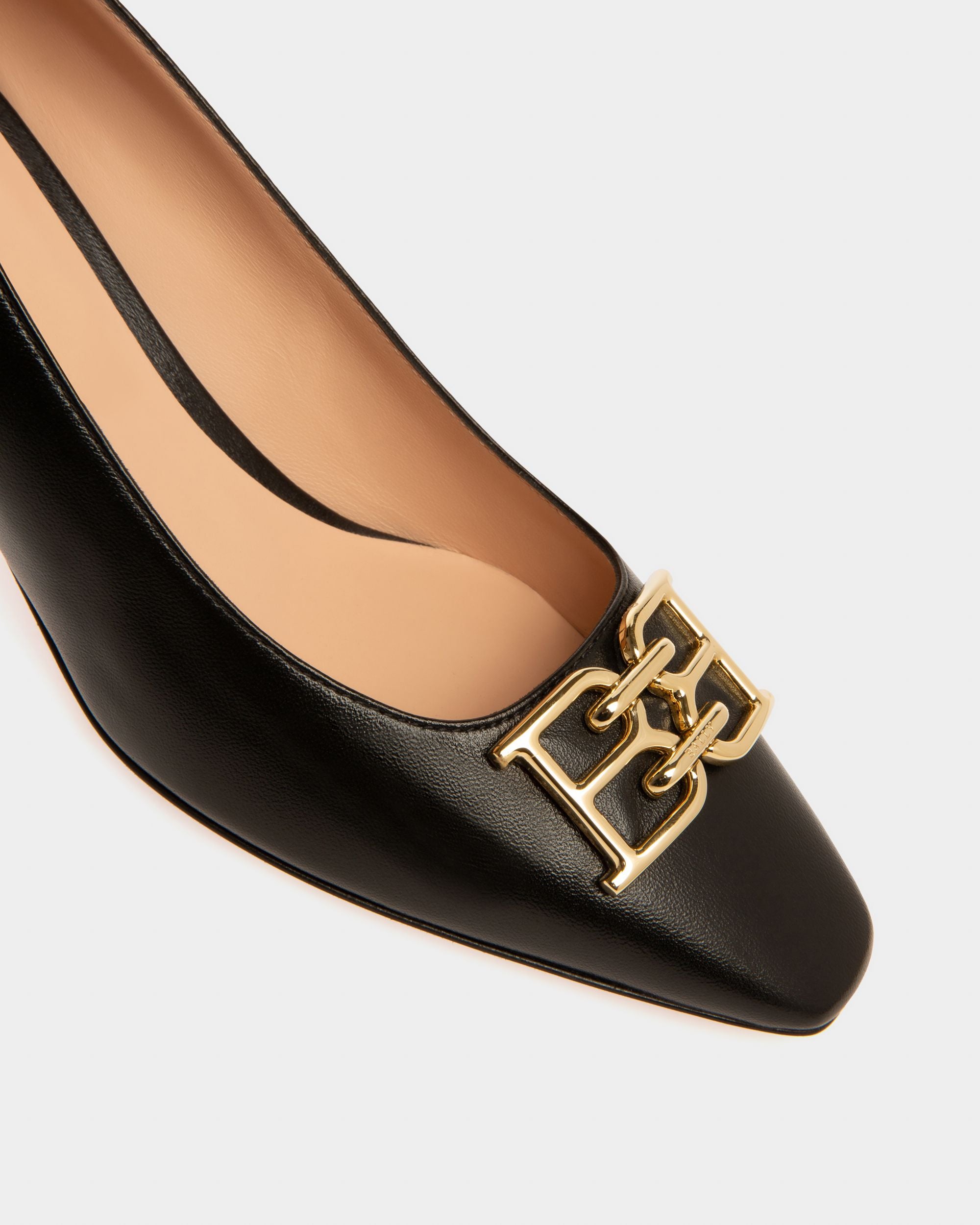Evanca Pumps Aus Schwarzem Leder - Damen - Bally - 05