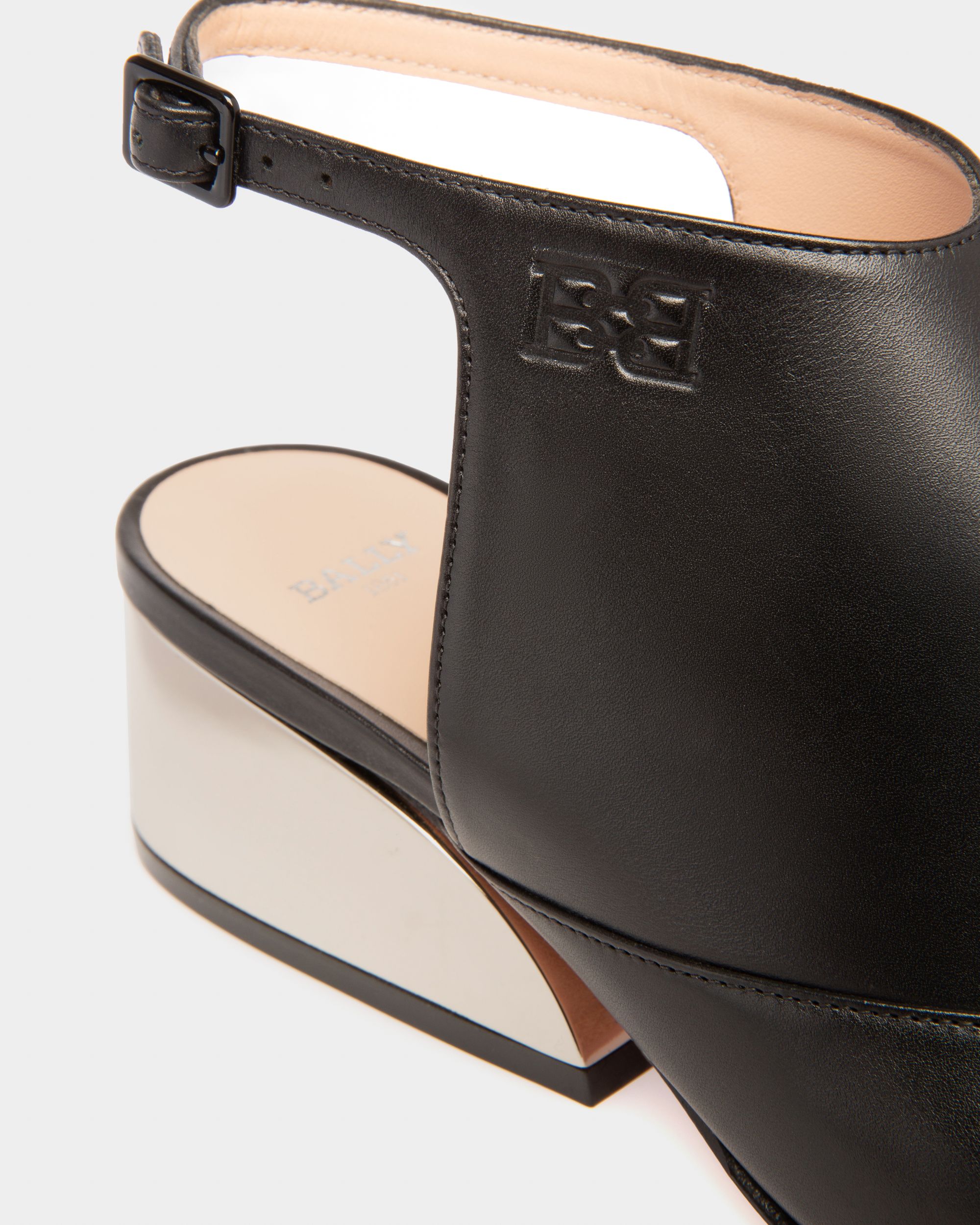 Girelle Pumps Aus Schwarzem Leder - Damen - Bally - 04