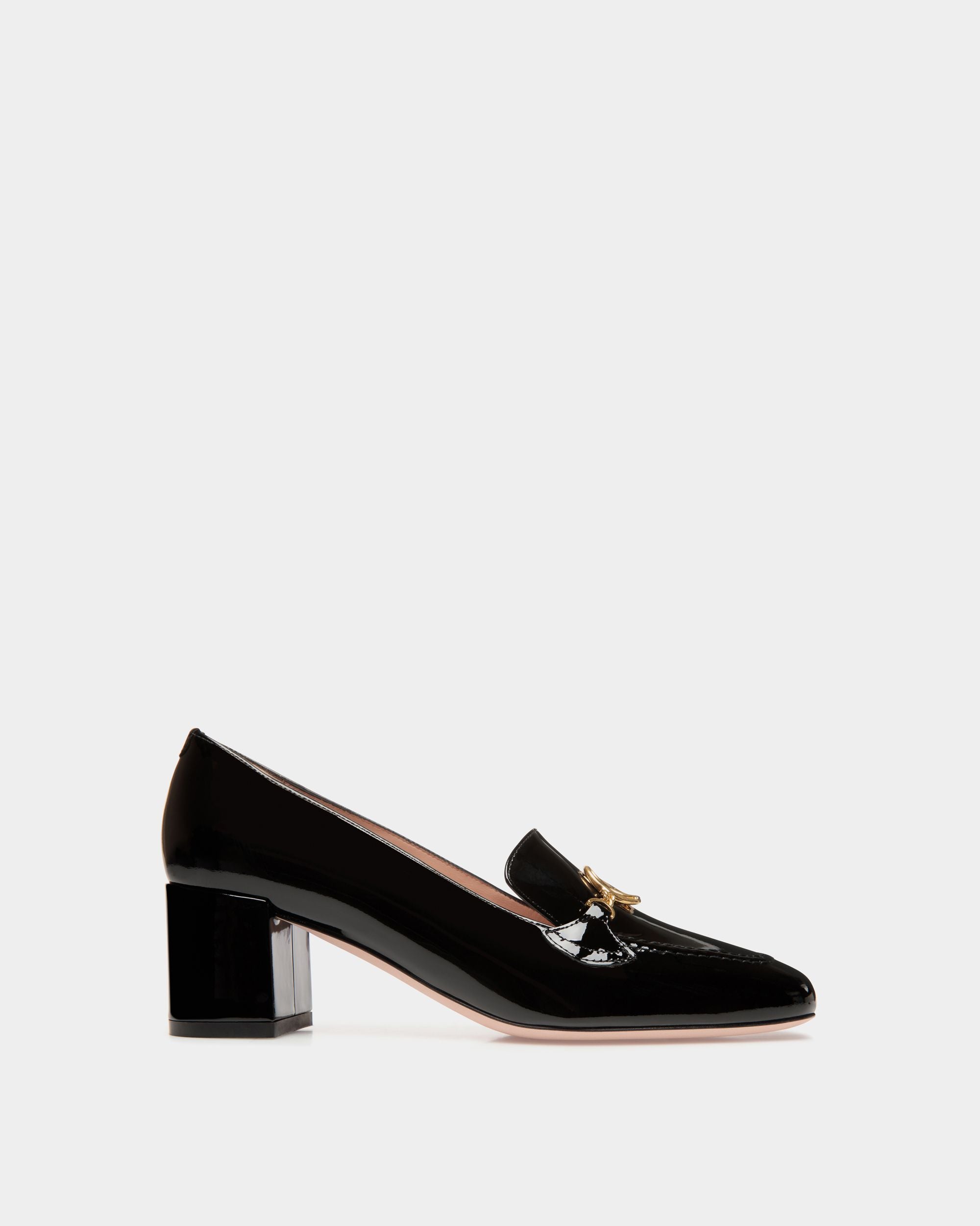Daily Emblem Pumps Aus Schwarzem Lackleder - Damen - Bally - 01