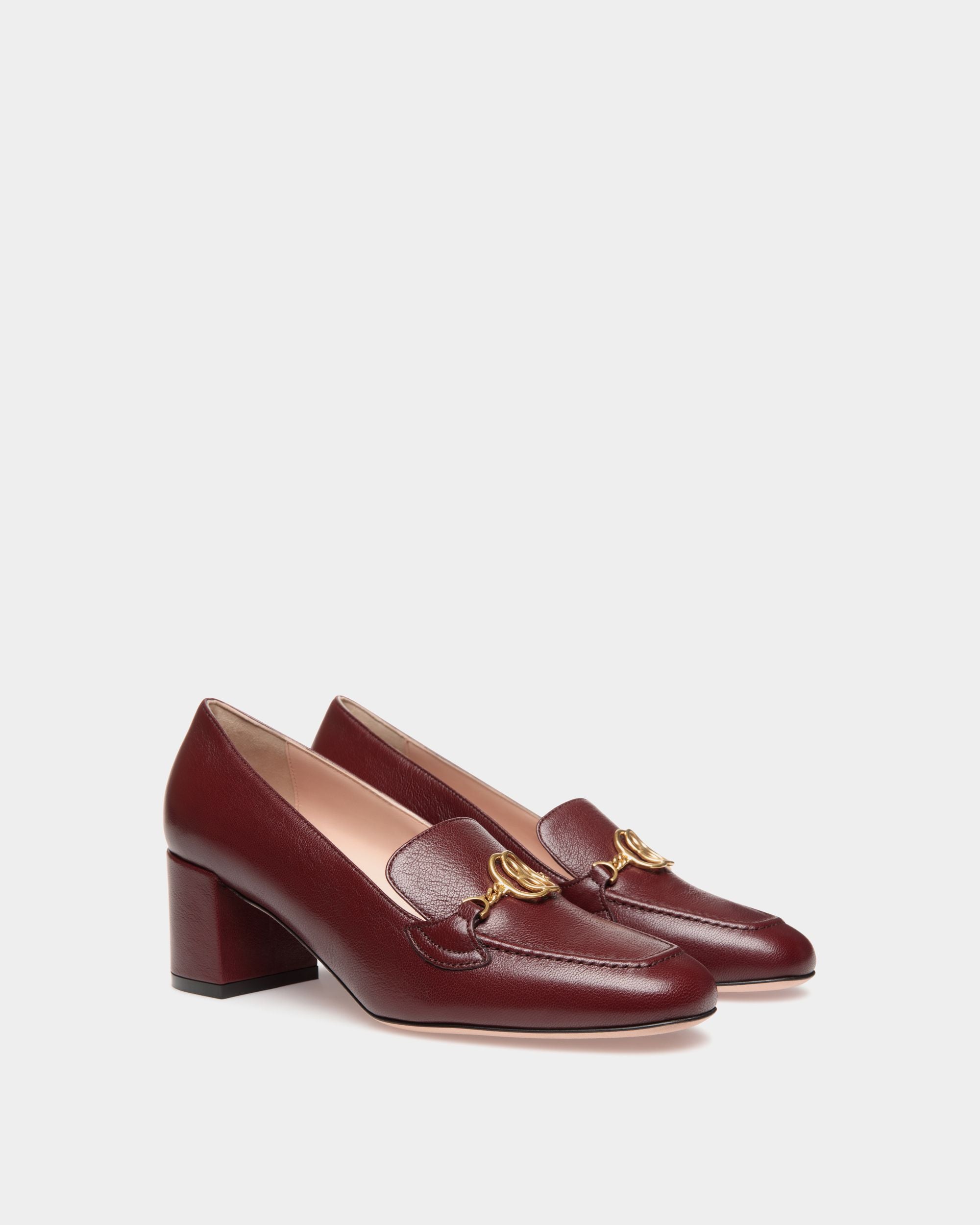 Daily Emblem Pumps Aus Leder In Andorra - Damen - Bally - 02