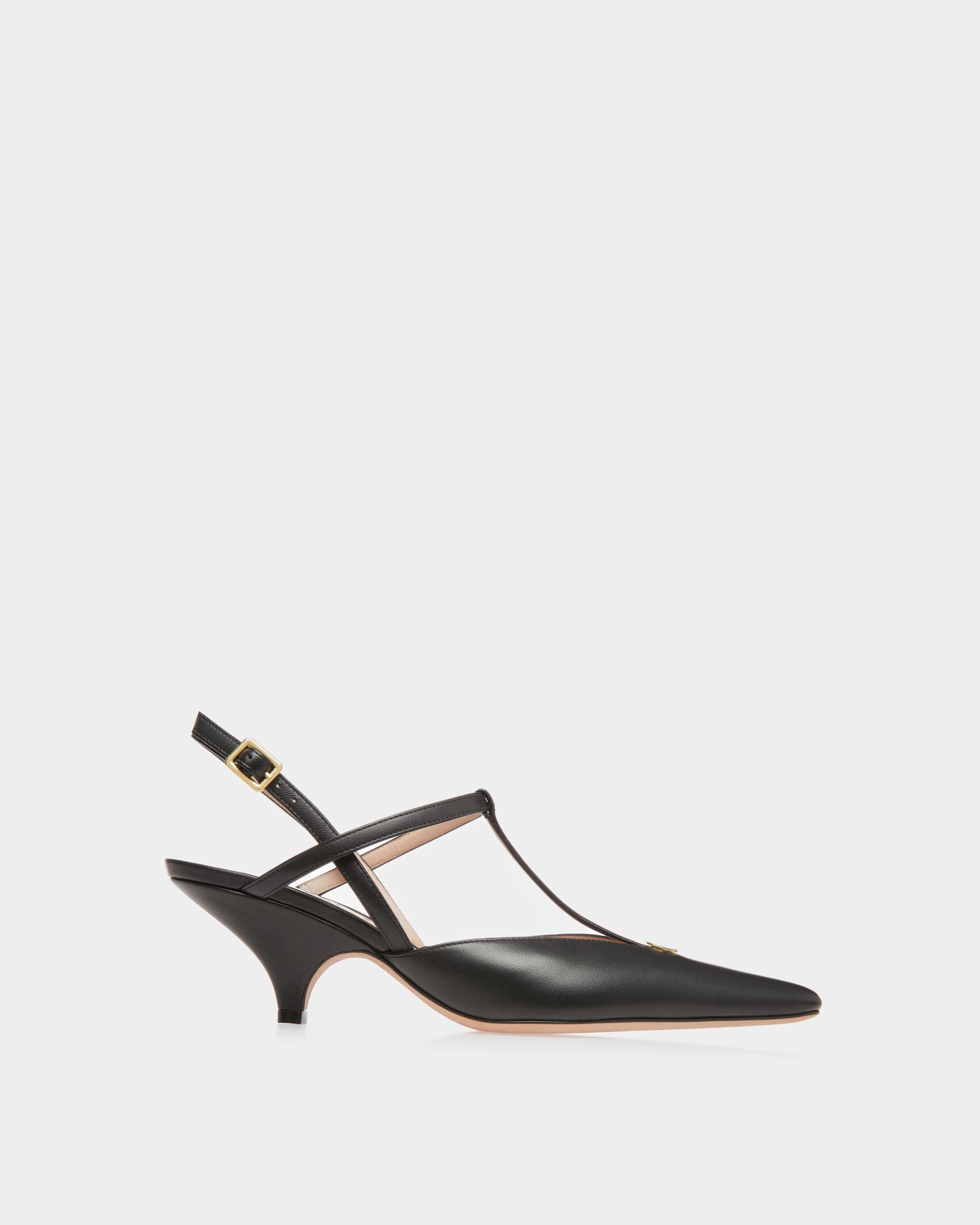 Katy Slingpumps Aus Leder in Schwarz - Damen - Bally - 01